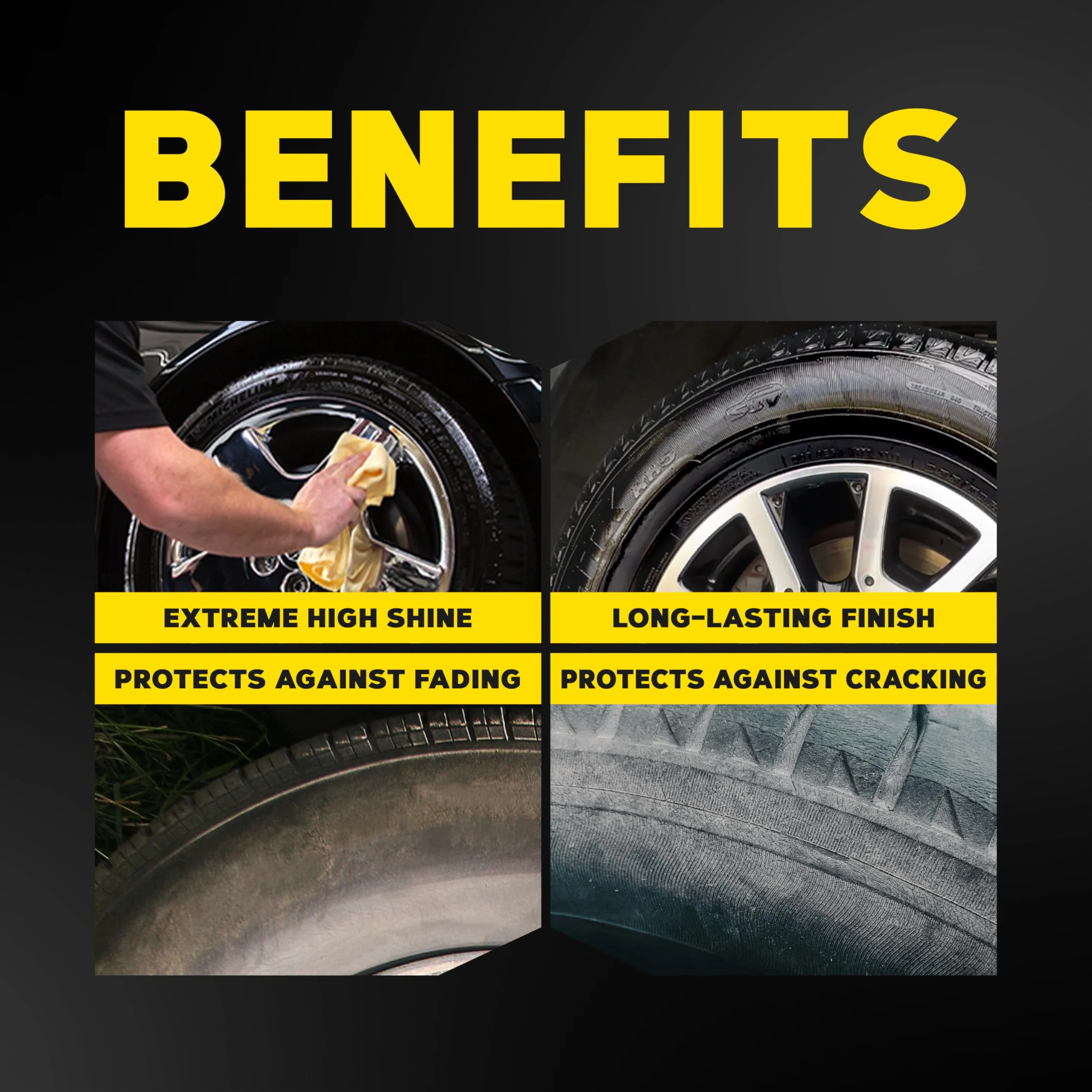Meguiar's Ultimate Insane Shine Tire Coating, 15 Oz product photo, view 5 of 7