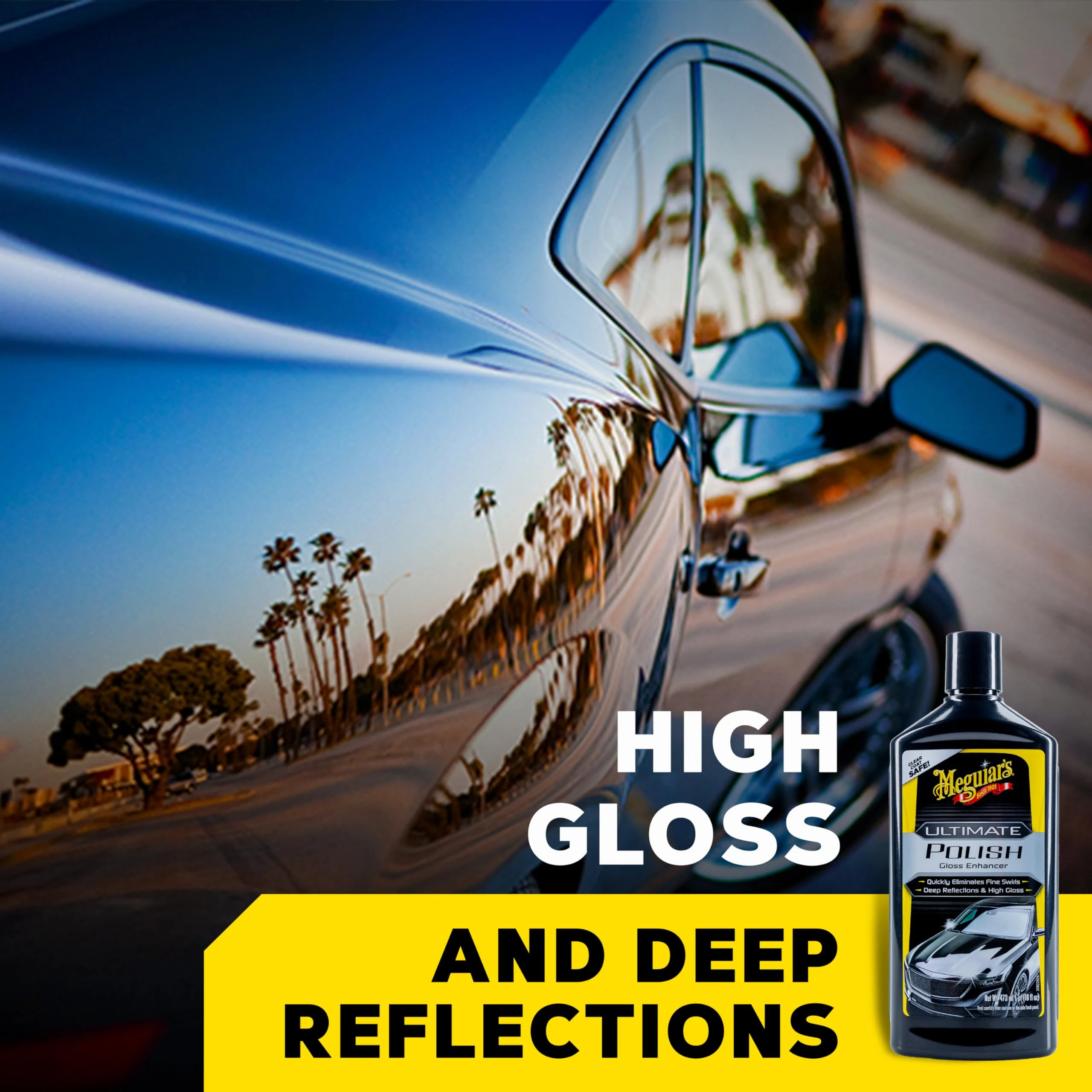 Meguiar’s Ultimate Polish, High-Gloss Polish for a Show Car Shine, 16 oz product photo, view 6 of 7