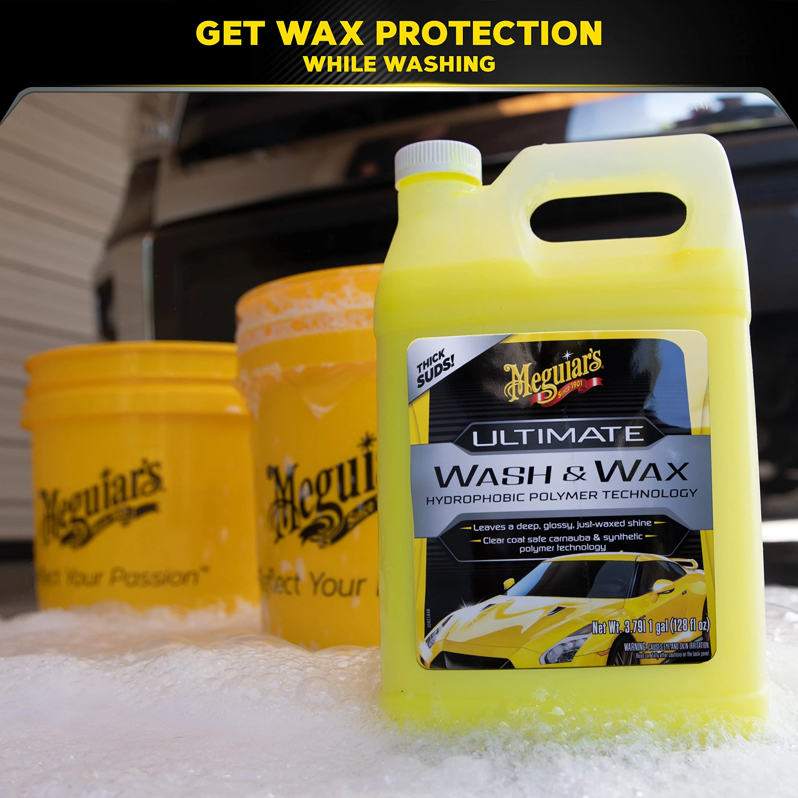 Meguiar's Ultimate Wash and Wax, 1 Gallon product photo, view 3 of 7