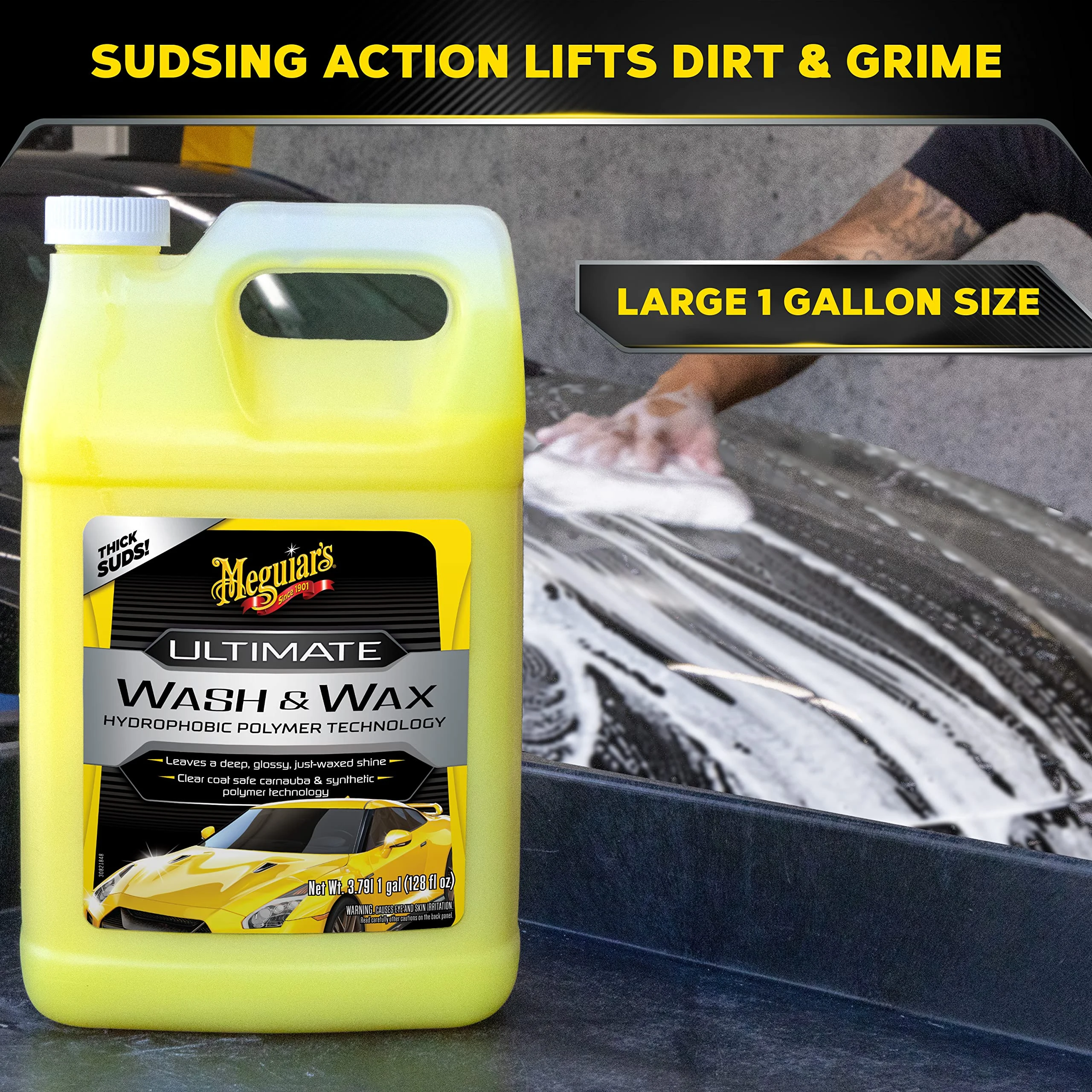 Meguiar's Ultimate Wash and Wax, 1 Gallon product photo, view 4 of 7