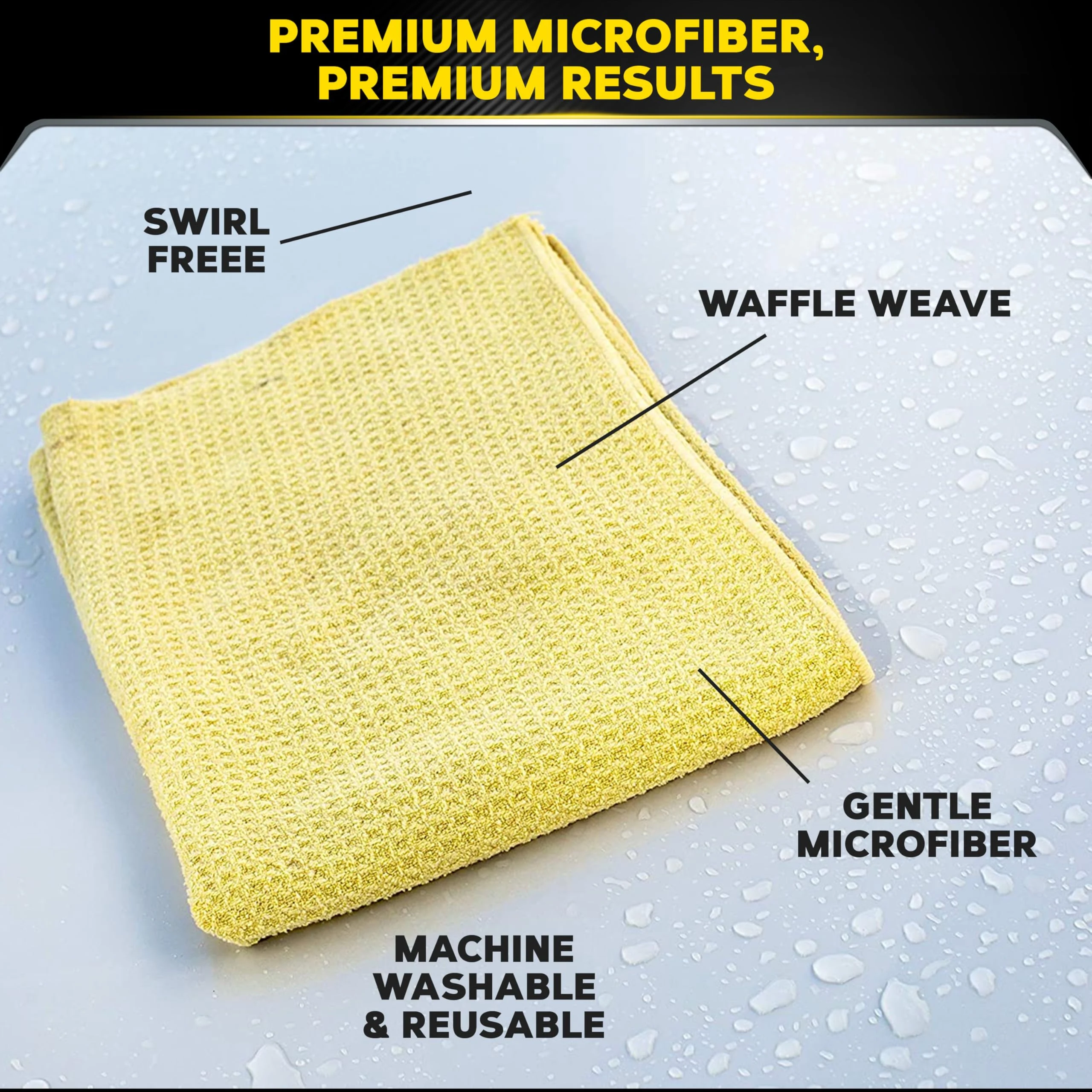 Meguiar's X2000EU Water Magnet Drying Towel product photo, view 6 of 7
