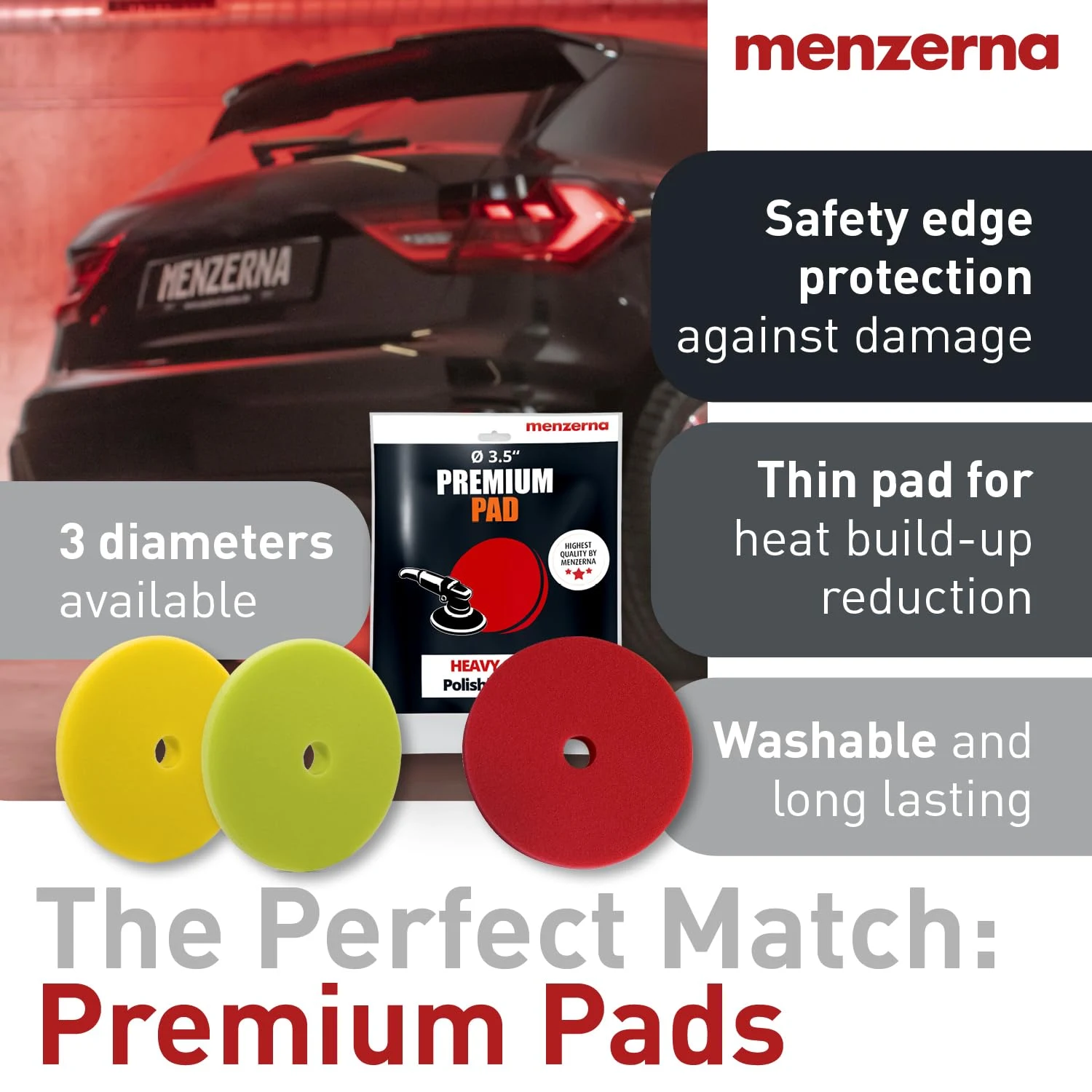 menzerna Polishing Set 8 oz I HCC1000, MCC2500 I 3800 I 3-Step System product photo, view 7 of 7