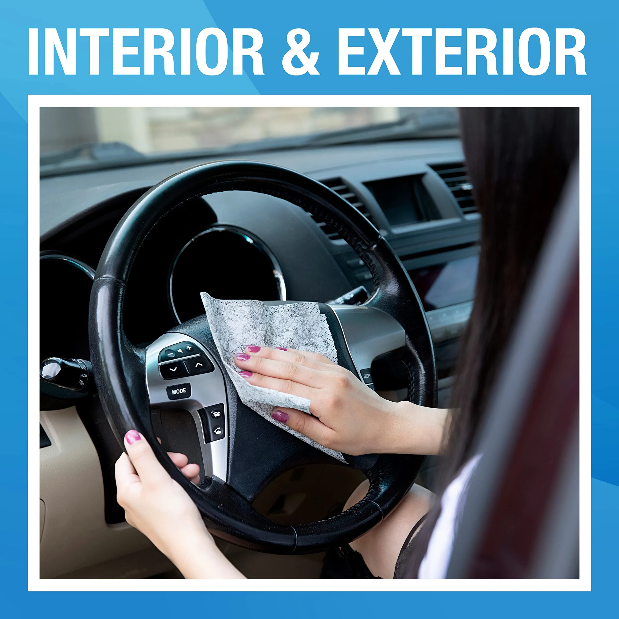 MiracleWipes for Automotive, All Purpose Cleaning Wipes for Hands, Auto Interior, Exterior, Detailing, Remove Grease, Lubrica product photo, view 7 of 7