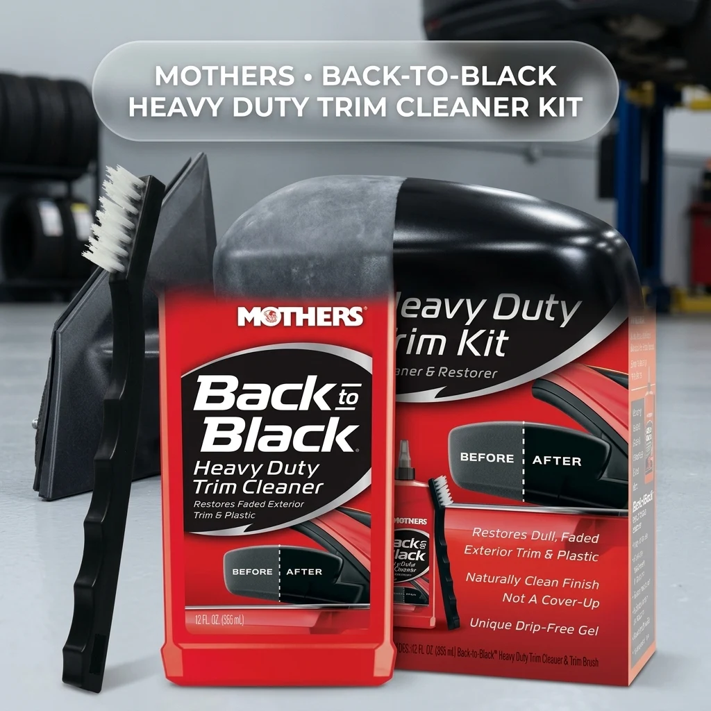 Mothers Back-to-Black Heavy Duty Trim Cleaner Kit (06141) product photo, view 1 of 7