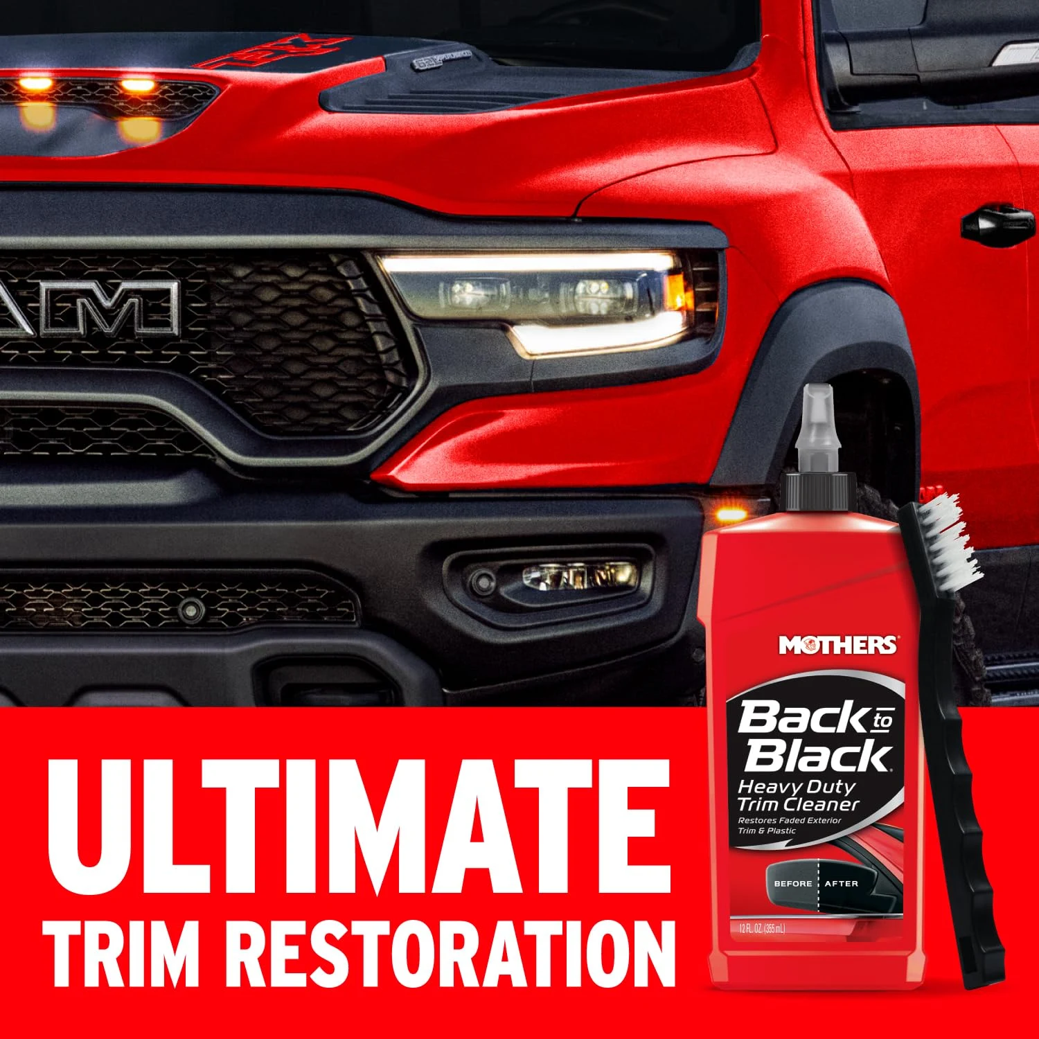 Mothers Back-to-Black Heavy Duty Trim Cleaner Kit (06141) product photo, view 3 of 7