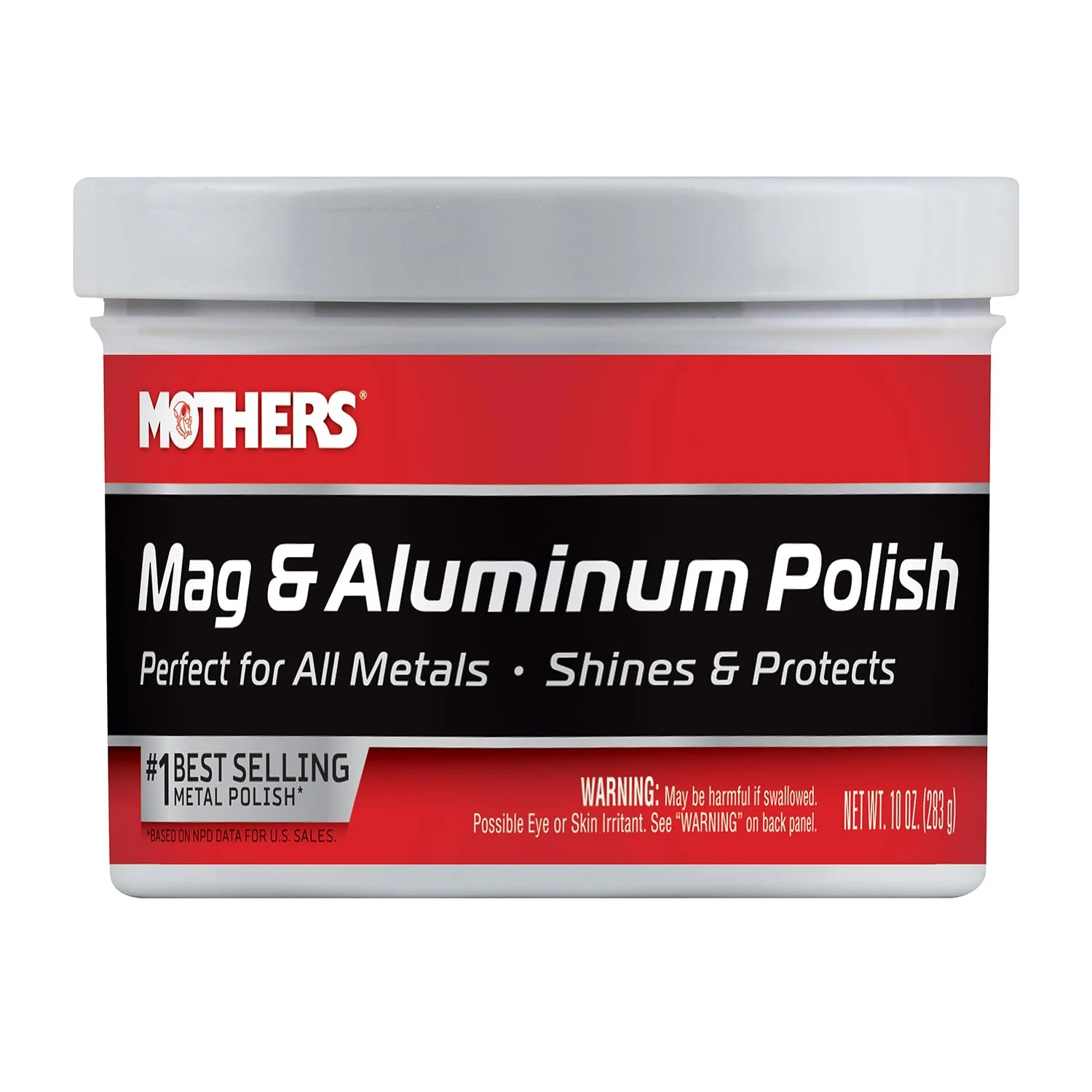 Mothers Mag & Aluminum Polish, 10 oz. (05101) product photo, view 2 of 7