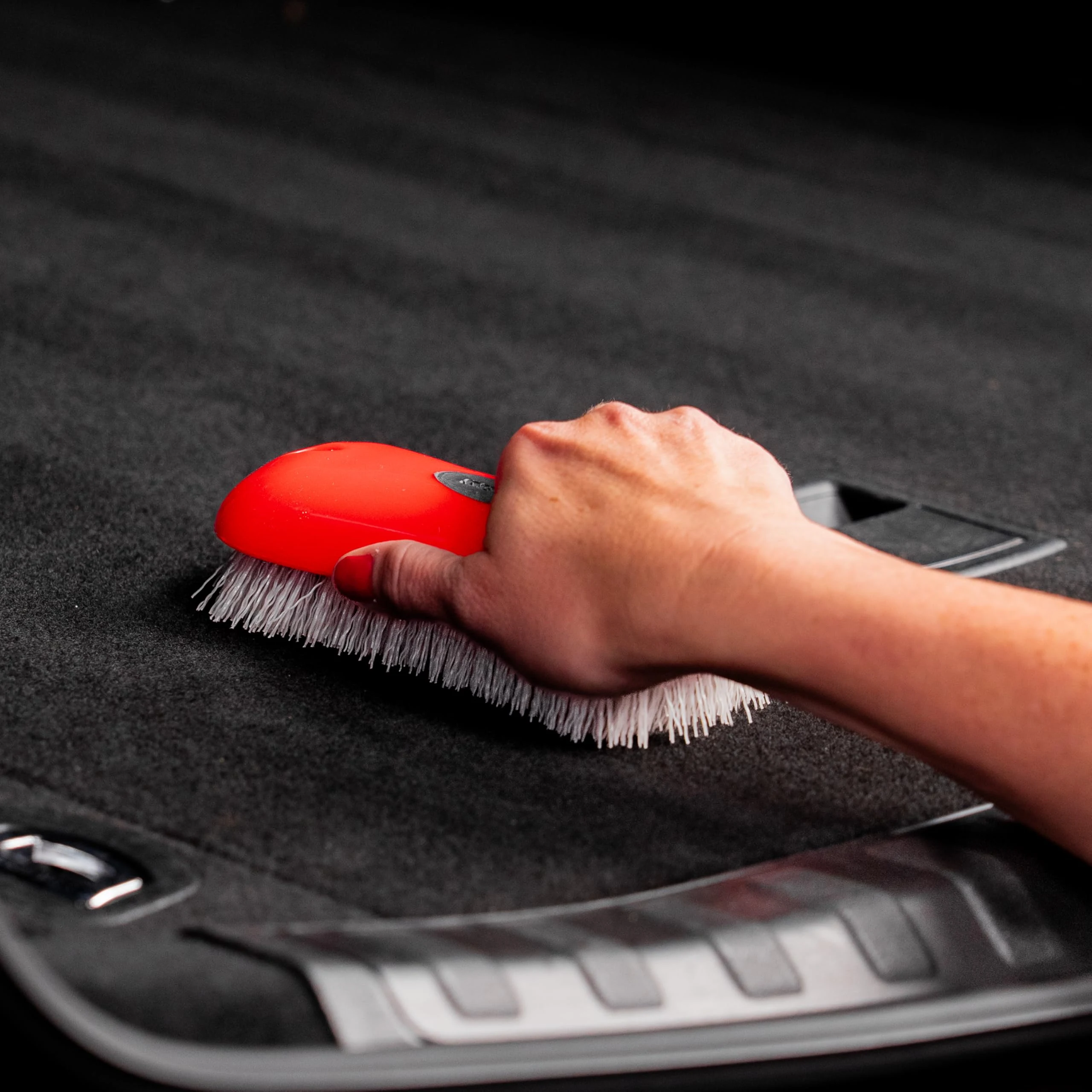 Mothers Stiff Bristle Carpet and Upholstery Cleaning Scrub Brush for Automotive, Home, Couch, Stain Remover product photo, view 3 of 7