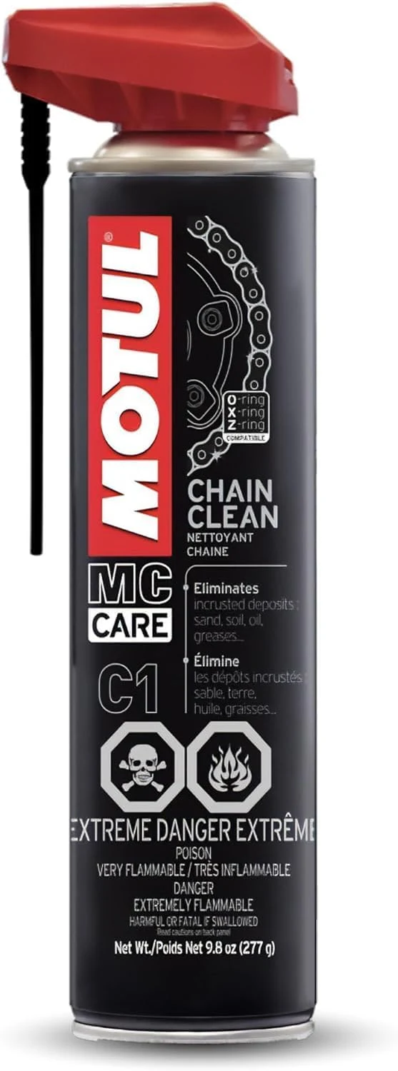 Motul C1 Chain Clean – Motorcycle Chain Cleaner for Dirt Bike, Street Bike, ATV, UTV & O-Ring/X-Ring Chains, Heavy Duty Degre product photo, view 2 of 7