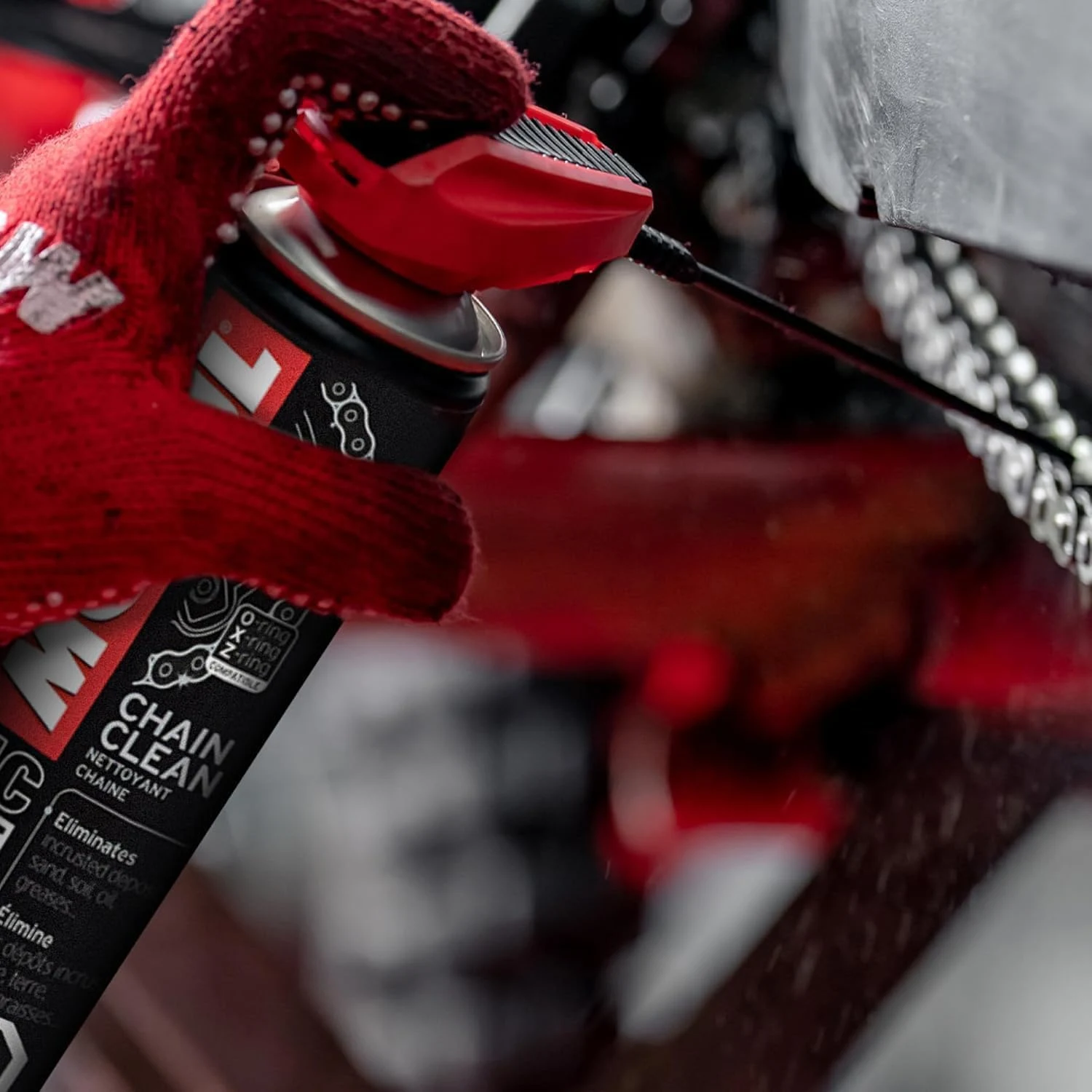 Motul C1 Chain Clean – Motorcycle Chain Cleaner for Dirt Bike, Street Bike, ATV, UTV & O-Ring/X-Ring Chains, Heavy Duty Degre product photo, view 7 of 7