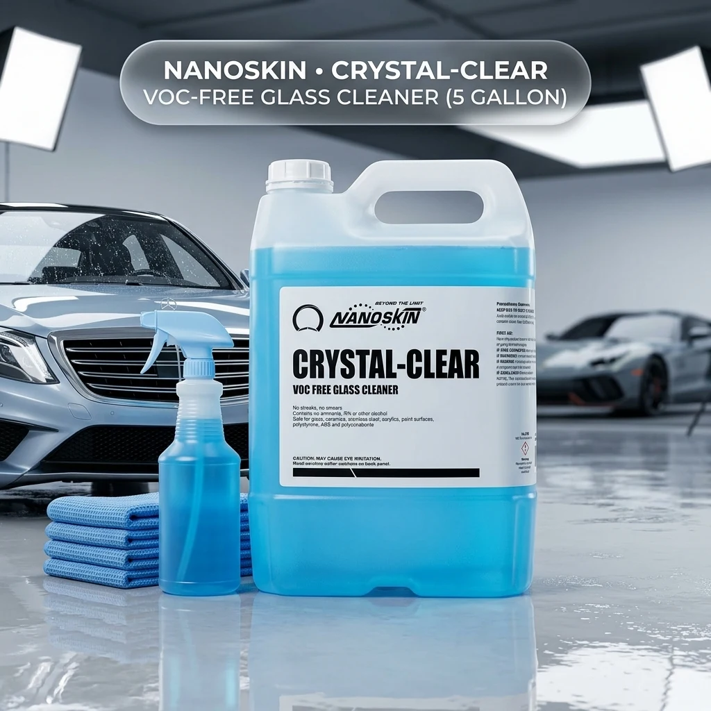 Nanoskin CRYSTAL-CLEAR VOC-Free Glass Cleaner, 5 Gallon product photo, view 1 of 8