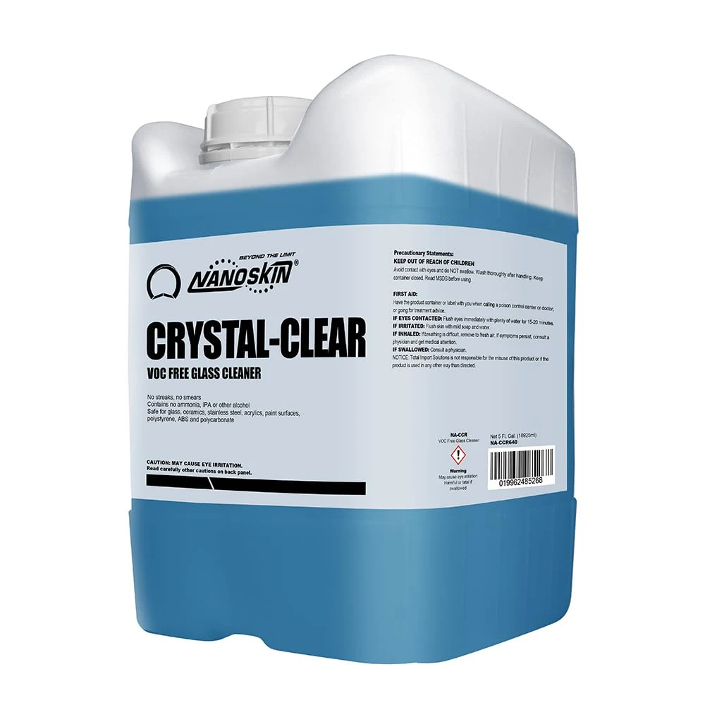 Nanoskin CRYSTAL-CLEAR VOC-Free Glass Cleaner, 5 Gallon product photo, view 2 of 8