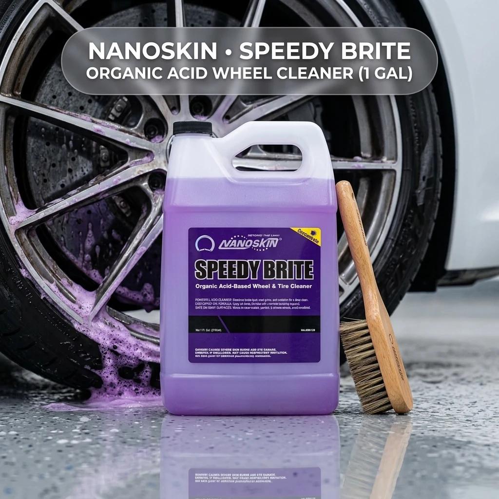 Nanoskin SPEEDY BRITE Wheel & Tire Acid Cleaner, 1 Gallon product photo, view 1 of 7