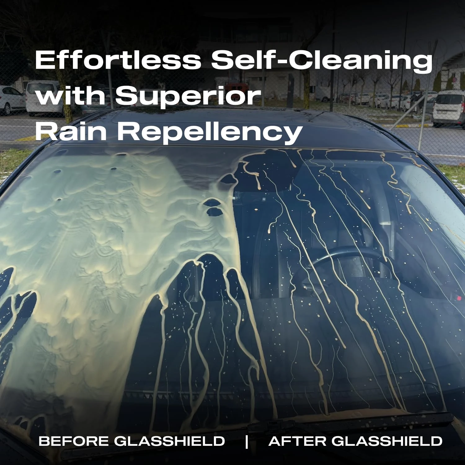 Nasiol GlasShield Nano Rain Repellent for Car Windshield, Glass Ceramic Coating, Super Hydrophobic to 30000 Miles, Super Easy product photo, view 3 of 7
