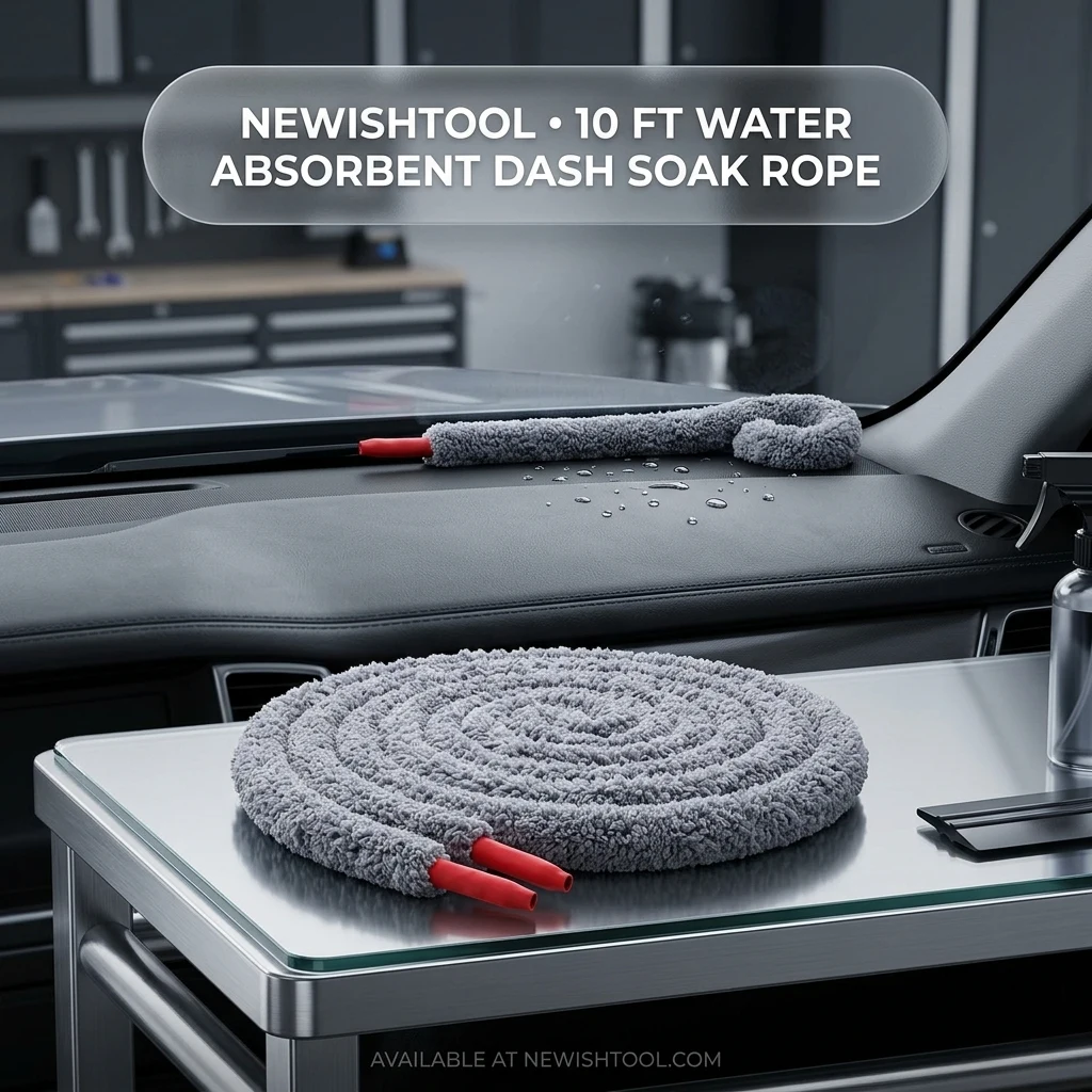 NEWISHTOOL 10 Ft Water Absorbent Rope Tint Tool, Automotive Windshield Rope product photo, view 1 of 7