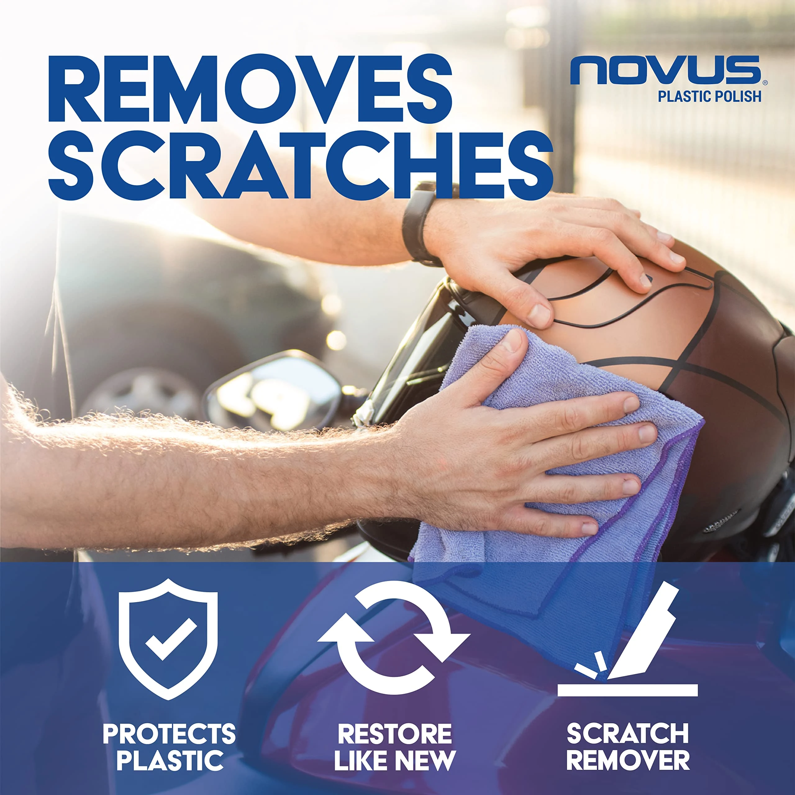 NOVUS 7030 | Fine Scratch Remover #2 | 8 Ounce Bottle product photo, view 3 of 8