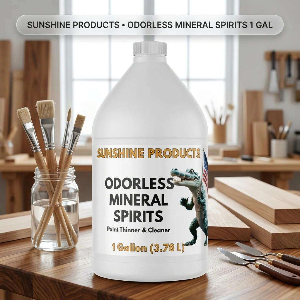 Odorless Mineral Spirits (1 Gallon) - Solvent, Paint Thinner & Degreaser product photo, view 1 of 8