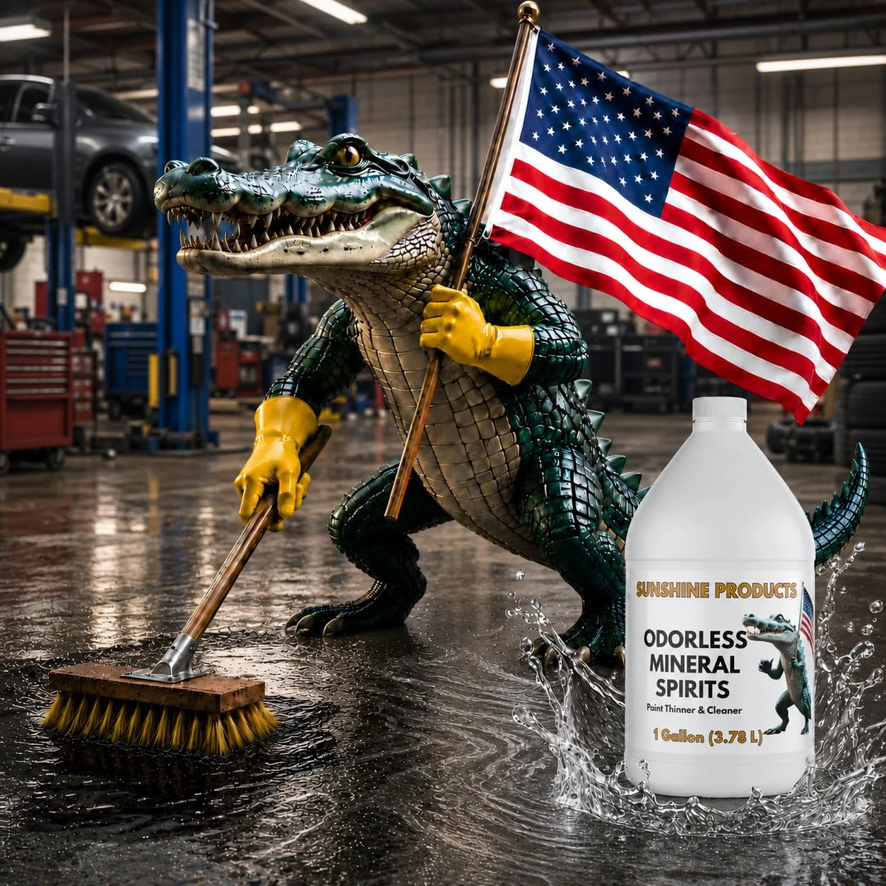 Odorless Mineral Spirits (1 Gallon) - Solvent, Paint Thinner & Degreaser product photo, view 6 of 8