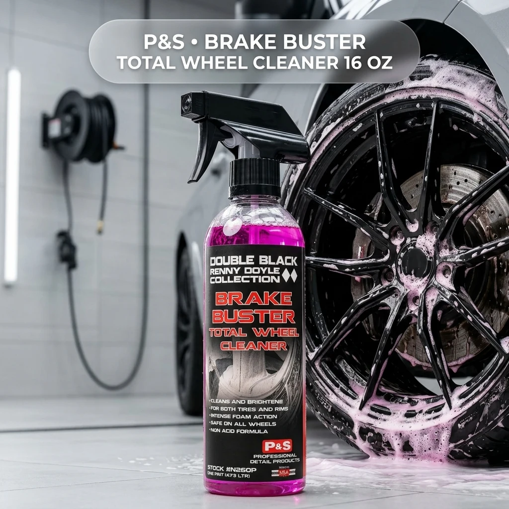 P&S Professional Detail Products - Brake Buster Wheel Cleaner - Non Acid, Removes Brake Dust, Oil, Dirt, Light Corrosion (1 P product photo, view 1 of 7