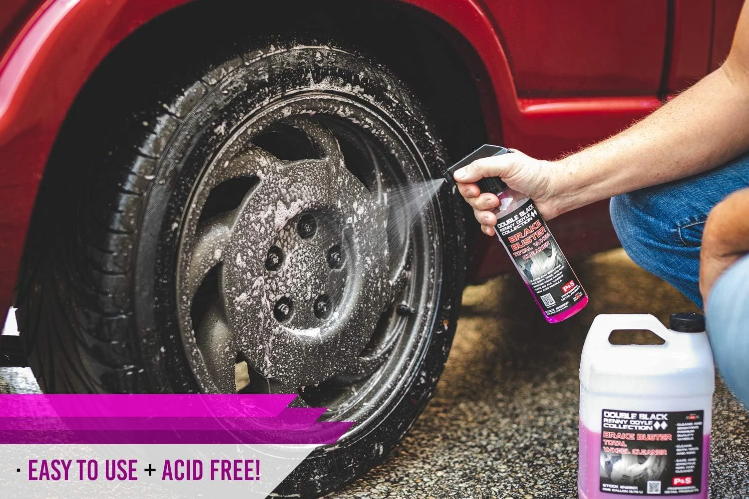 P&S Professional Detail Products - Brake Buster Wheel Cleaner - Non Acid, Removes Brake Dust, Oil, Dirt, Light Corrosion (1 P product photo, view 6 of 7