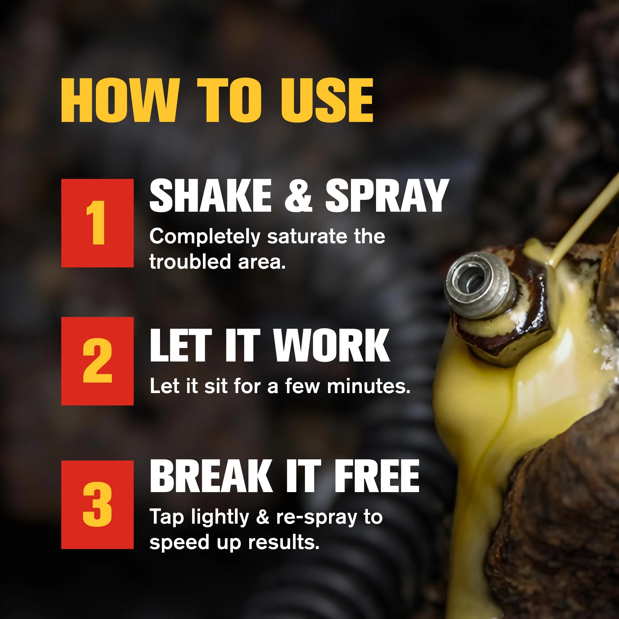 PB Blaster Penetrating Oil Spray, Big Shot 18 oz Aerosol Cans (6-Pack) – Rust Remover & Bolt Loosener for Stuck Nuts, Bolts & product photo, view 7 of 8