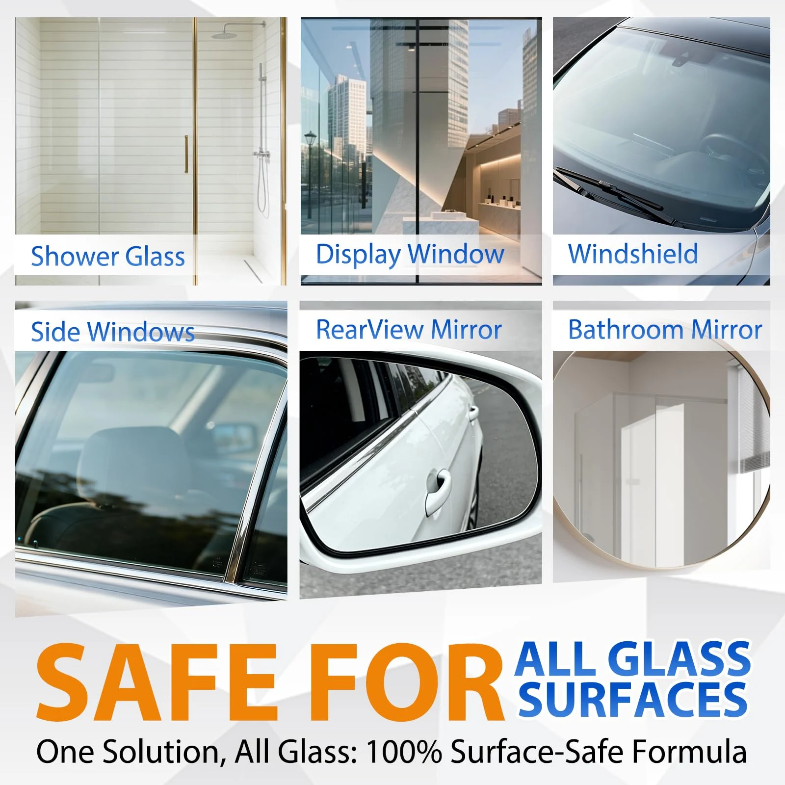 POLIXEL Anti-Fog Spray & Water Repellent for Car Windshield Waterproof Glass Defogger, Rain-Repellent Hydrophobic Coating for product photo, view 8 of 10