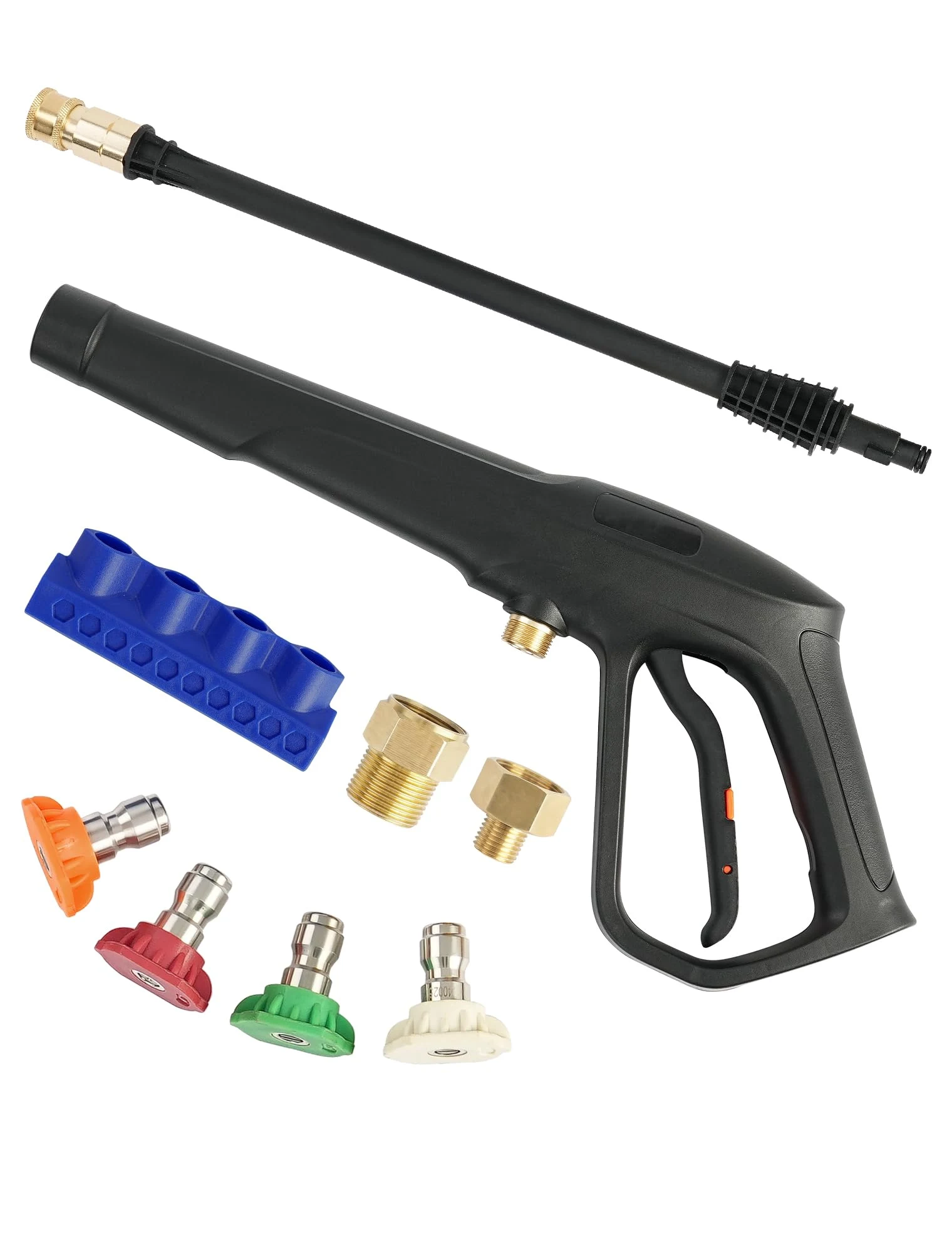 Pressure Washer Gun, Max W.P. 2320PSI, B.P. 5000PSI, M22-14/15mm Fitting product photo, view 2 of 7