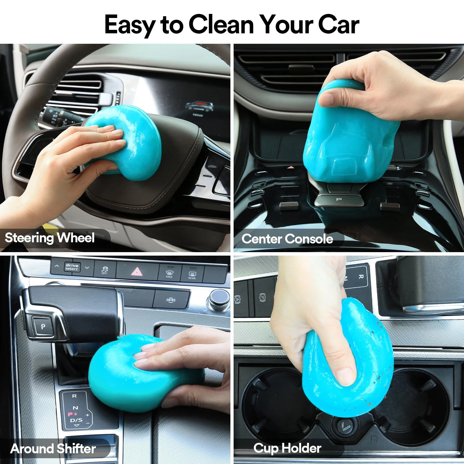 PULIDIKI Car Cleaning Gel Car Clean Putty, Universal Car Interior Cleaner product photo, view 4 of 7