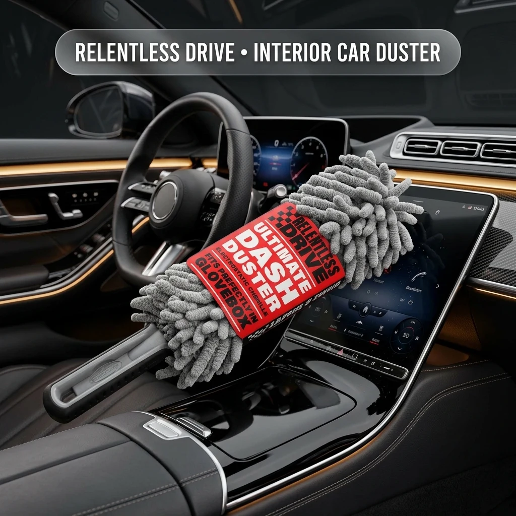 Relentless Drive Car Duster Interior - New Car Accessories for Women & Men product photo