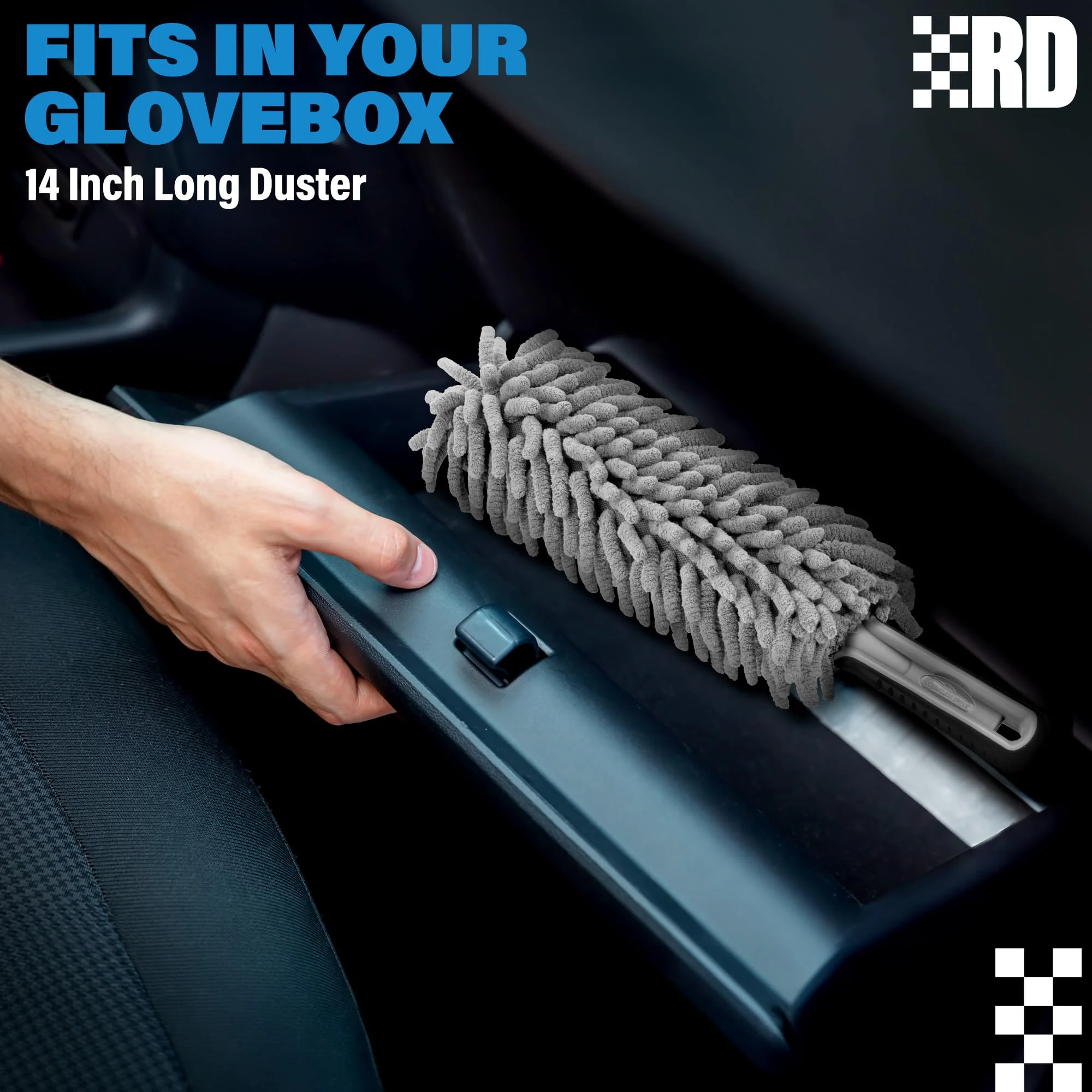 Relentless Drive Car Duster Interior - New Car Accessories for Women & Men product photo, view 4 of 7