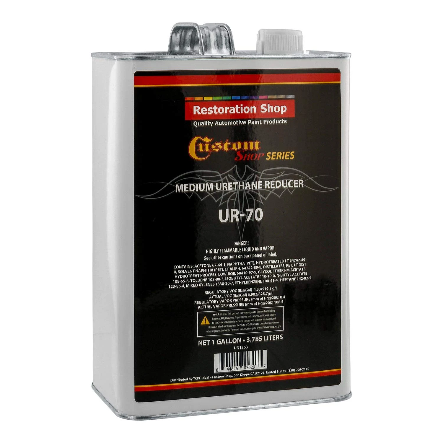Restoration Shop UR70 Medium Urethane Reducer, Gallon, Mid Temperature product photo, view 2 of 2