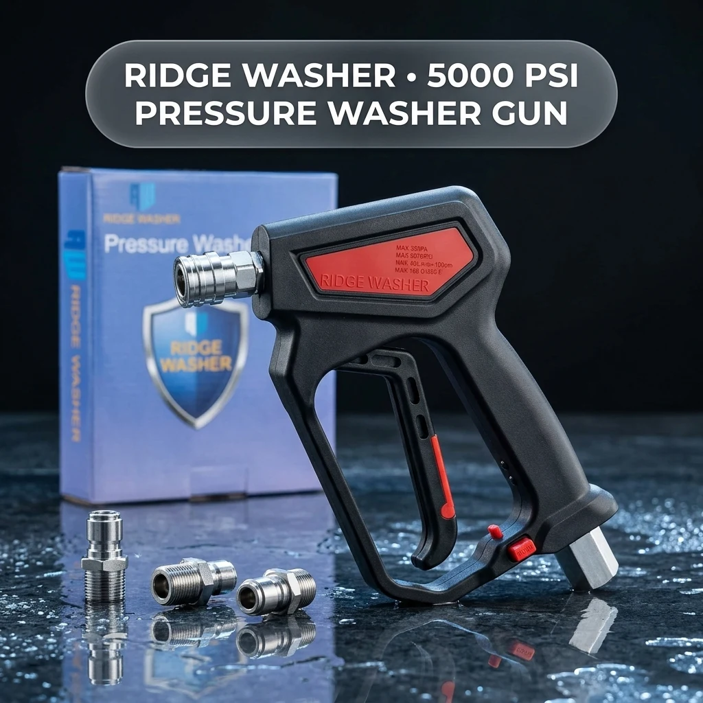 RIDGE WASHER Pressure Washer Gun 5000 PSI, 1/4'' Quick Connector product photo