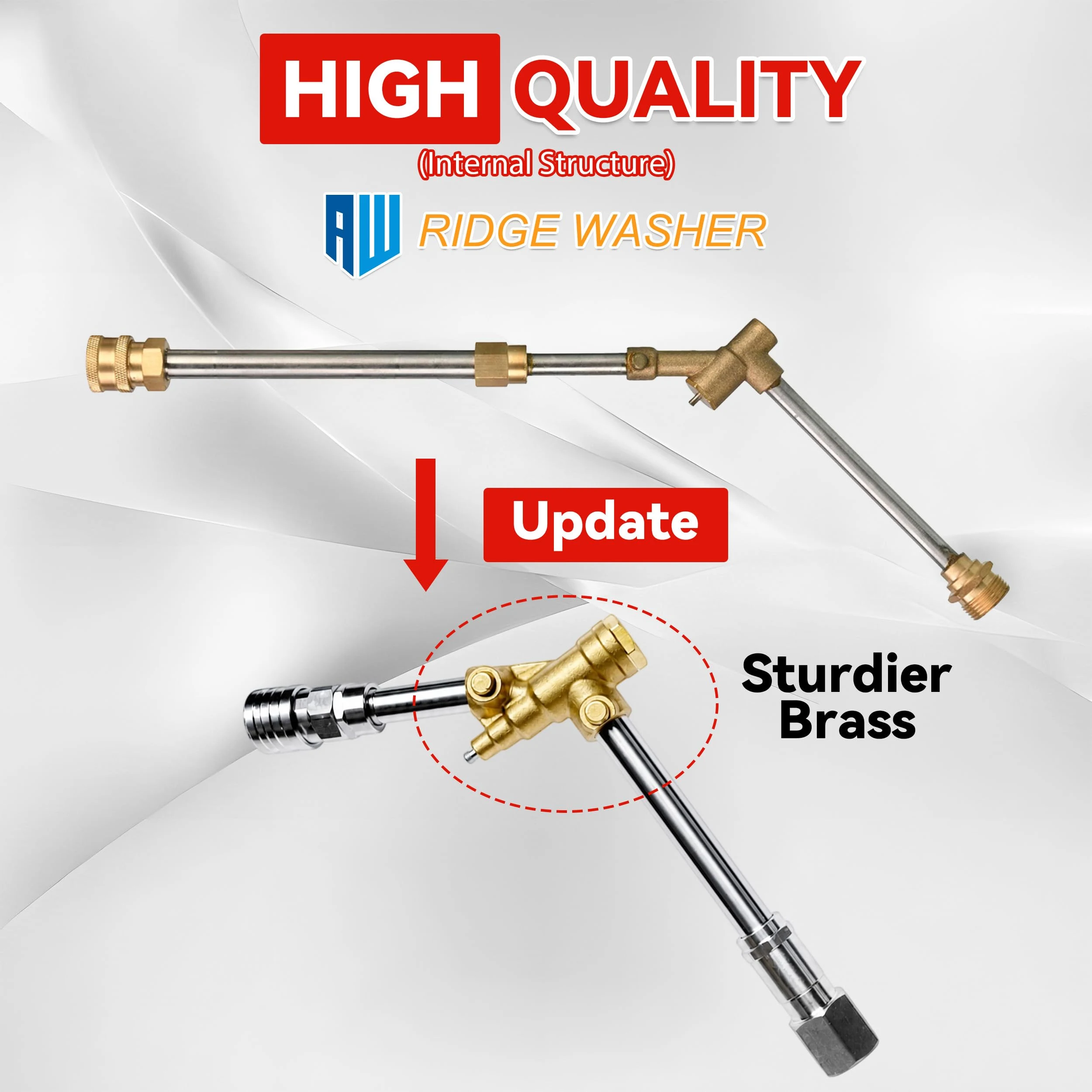 RIDGE WASHER Pressure Washer Gun 5000 PSI, 1/4'' Quick Connector product photo, view 7 of 7