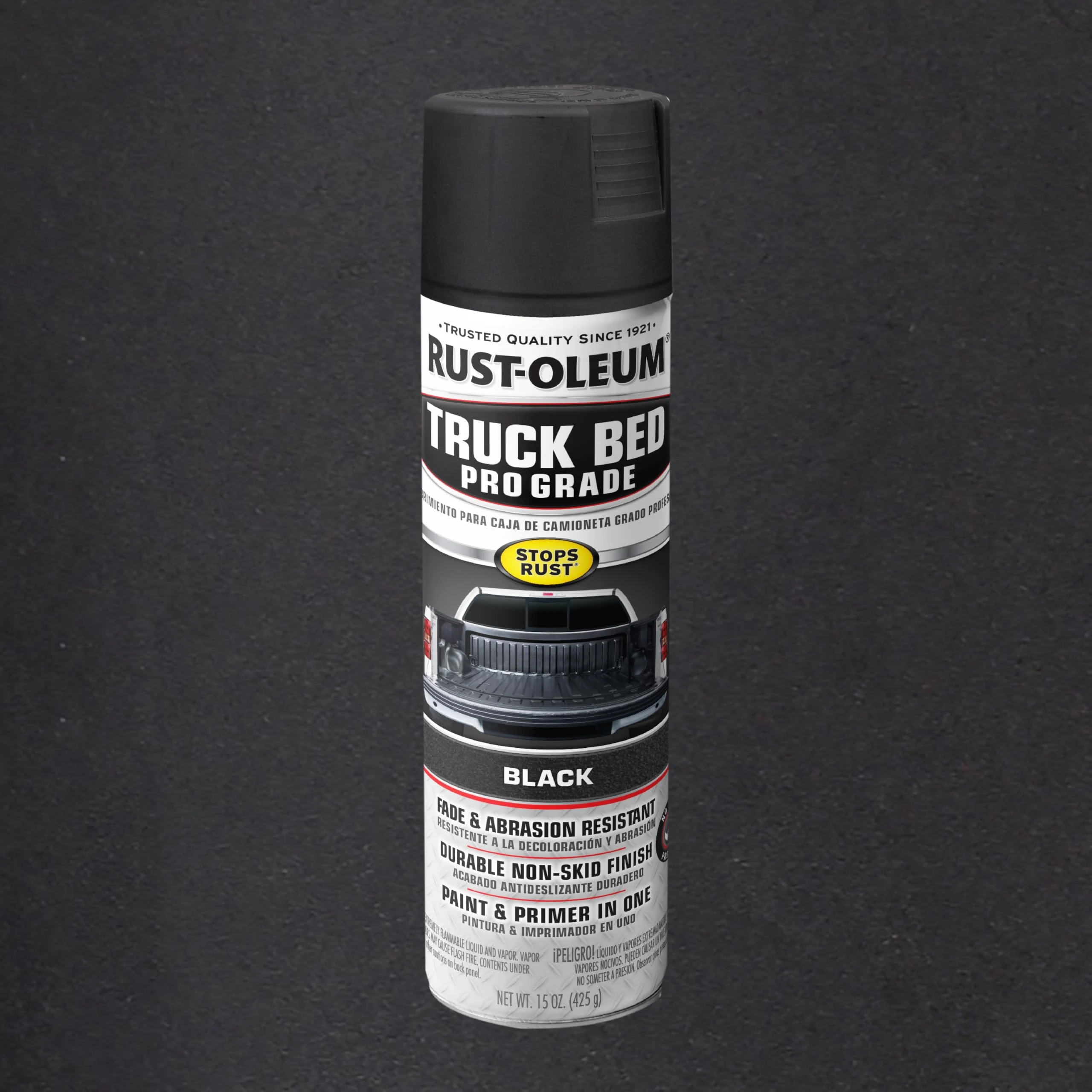 Rust-Oleum Automotive Pro Grade Truck Bed Coating Spray, Black product photo, view 3 of 7