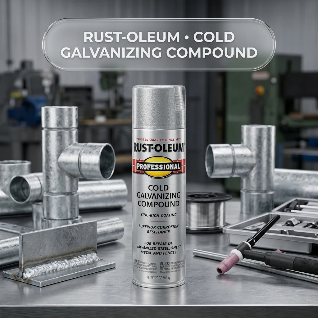 Rust-Oleum Professional Cold Galvanizing Compound Spray Paint product photo, view 1 of 2