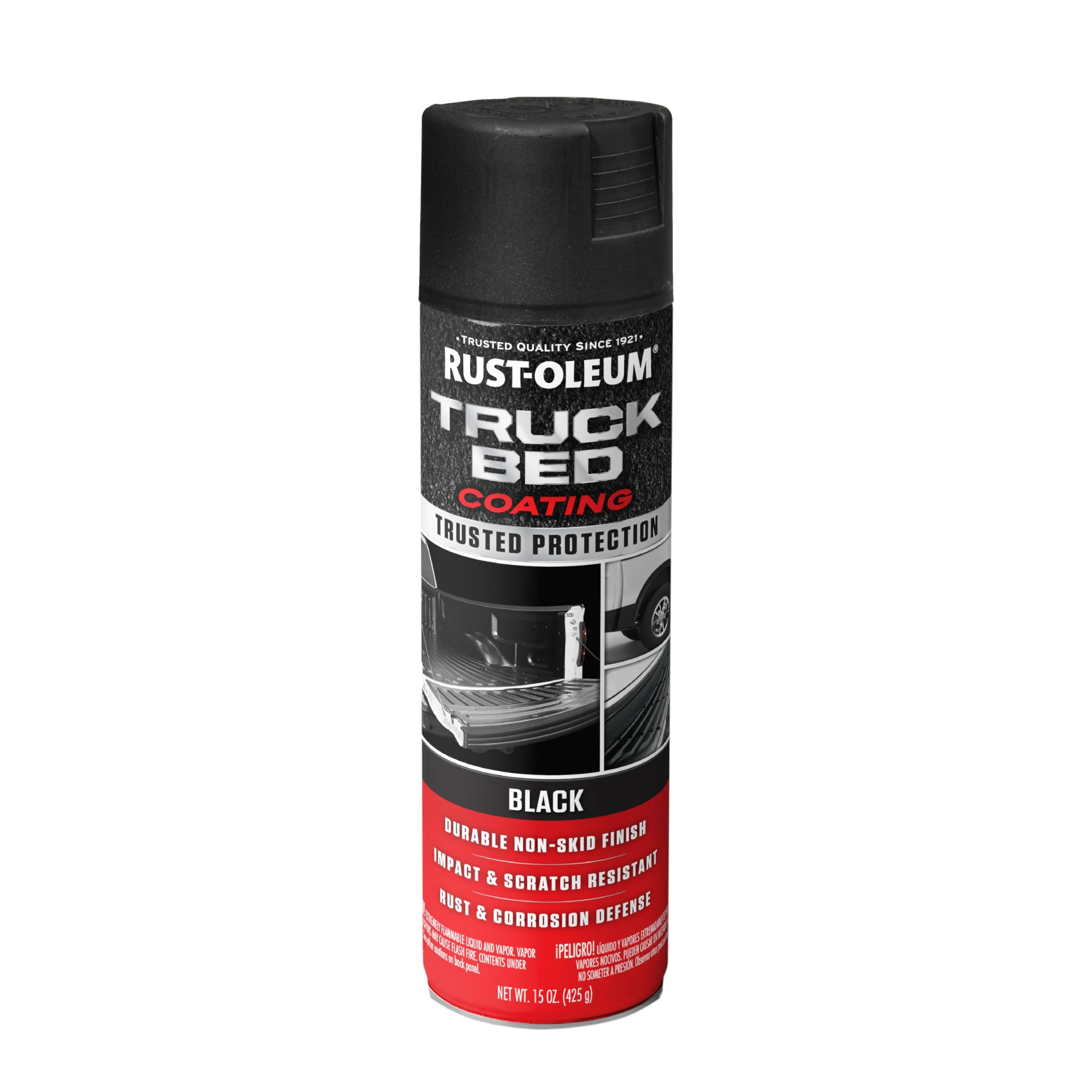 Rust-Oleum Automotive Truck Bed Coating Spray Paint, Black product photo, view 2 of 7