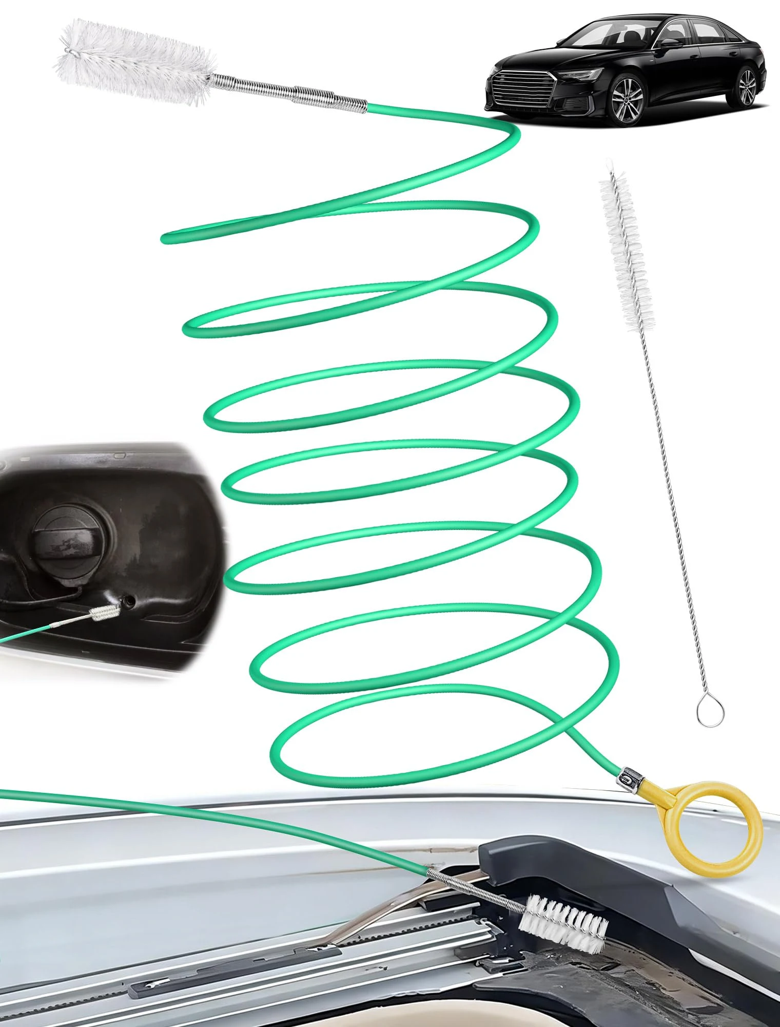 SARDVISA 120-Inch Sunroof Drain Cleaning Brush, Flexible Tube Cleaner product photo, view 2 of 7