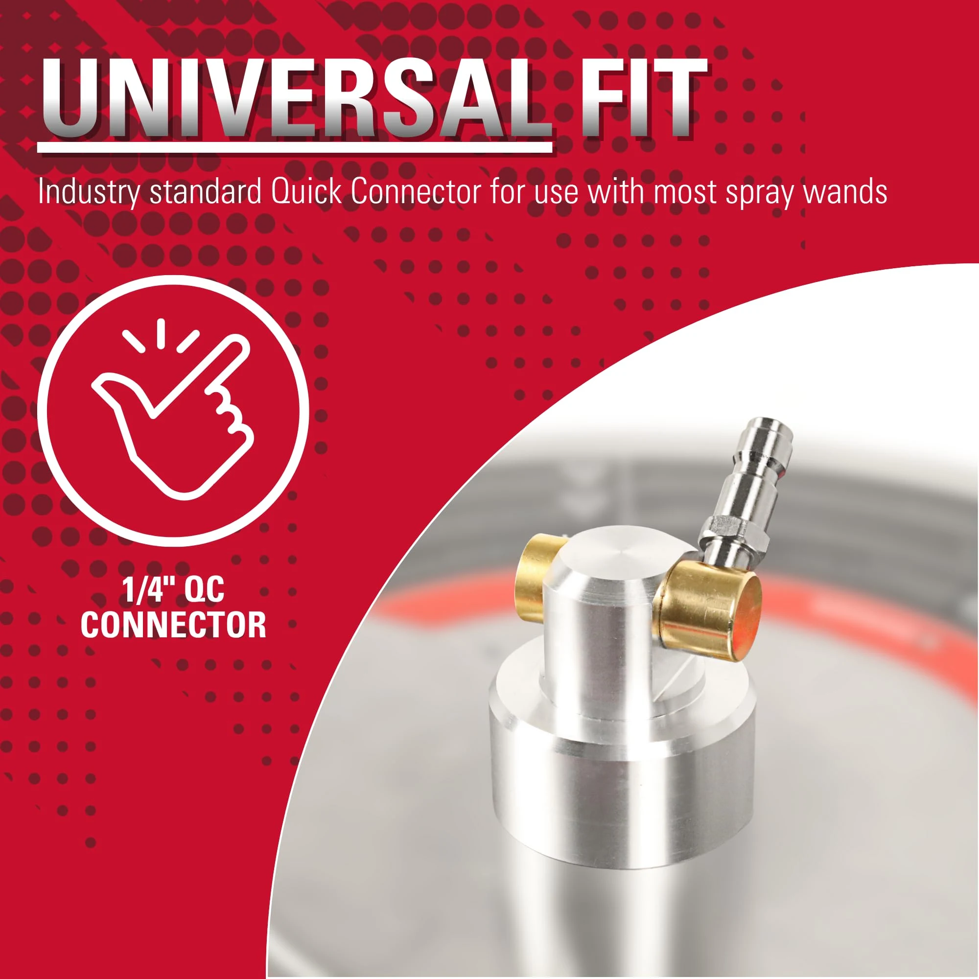 Simpson 16.5" Stainless Steel Pressure Washer Surface Cleaner, 80625 product photo, view 6 of 7