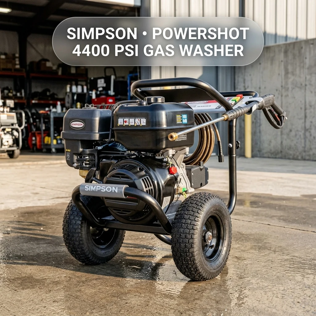 Simpson PowerShot 4400 PSI Gas Pressure Washer, 4.0 GPM, CRX 420cc Engine product photo, view 1 of 7