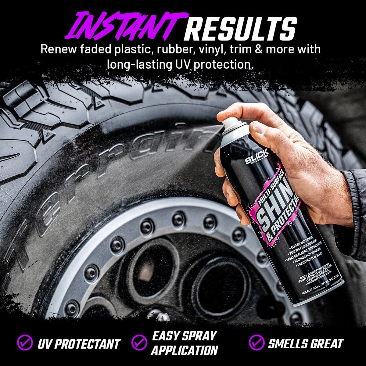 Slick Products Shine & Protectant High Gloss Coating Spray product photo, view 4 of 7