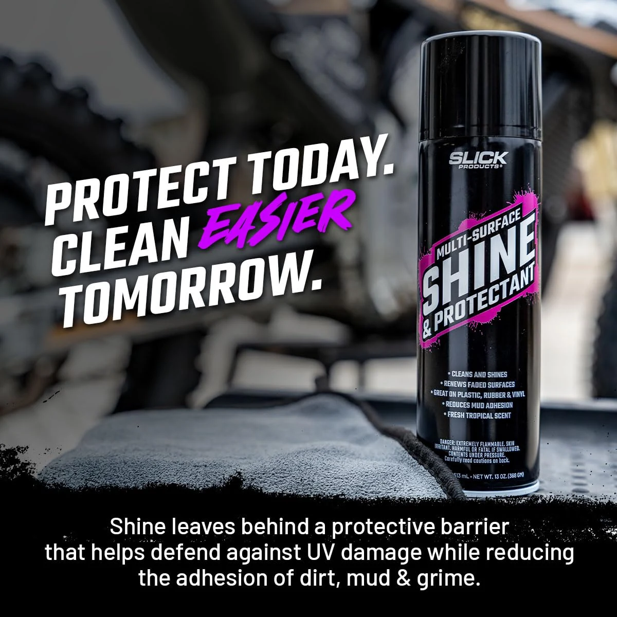 Slick Products Shine & Protectant High Gloss Coating Spray product photo, view 6 of 7