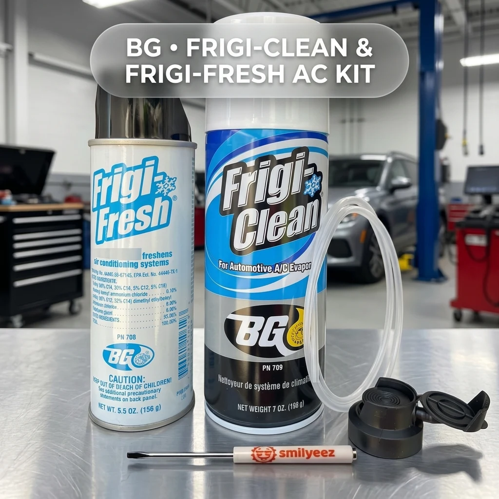 Smilyeez Listing for BG Frigi-Clean Aerosol AC Evaporator Maintenance Kit and Frigi-Fresh Kit & Nozzle PN 6404 (1 Kit) & Pock product photo