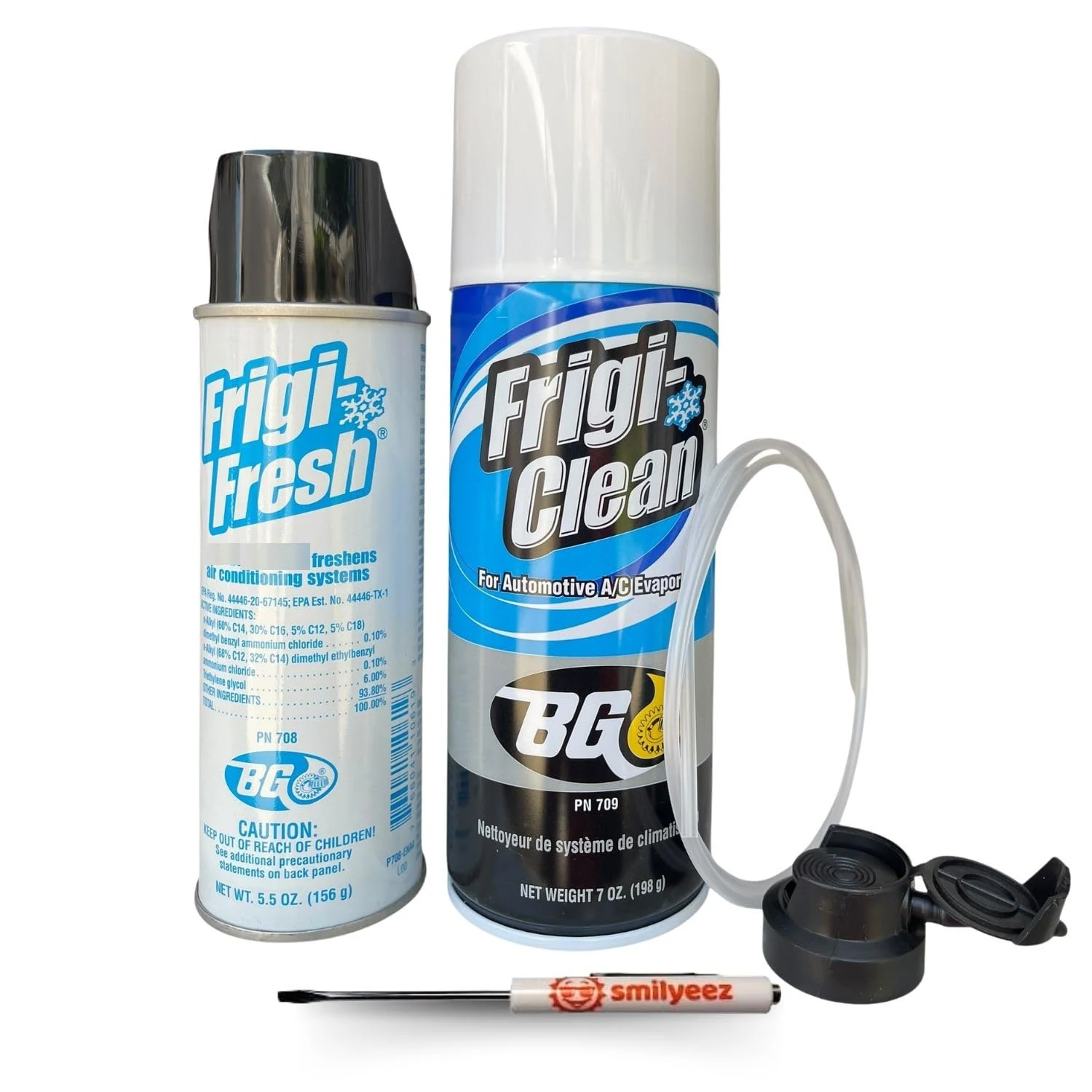 Smilyeez Listing for BG Frigi-Clean Aerosol AC Evaporator Maintenance Kit and Frigi-Fresh Kit & Nozzle PN 6404 (1 Kit) & Pock product photo, view 2 of 3