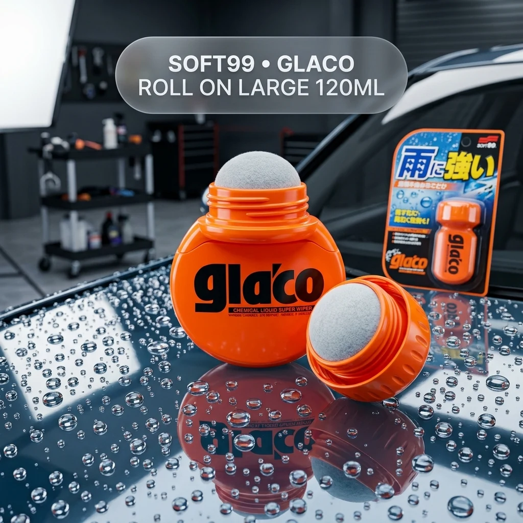 SOFT99 Glaco Roll On Large - Water-Beading Glass Sealant - 120 ml product photo, view 1 of 8