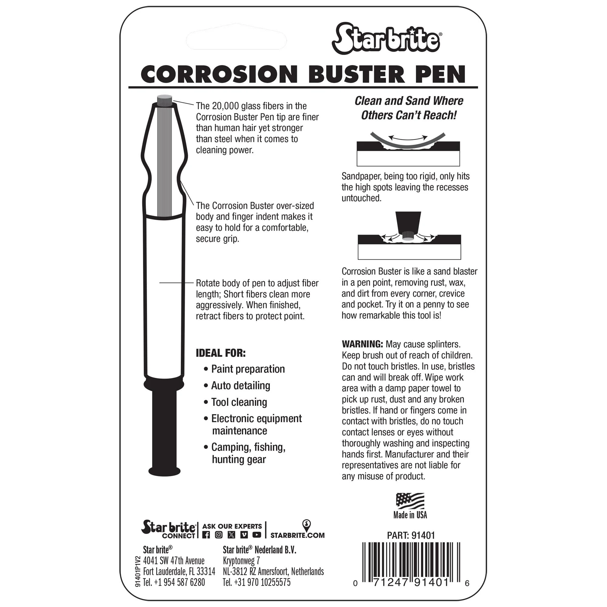 STAR BRITE Corrosion Buster Pen - Rust & Corrosion Removal Tool product photo, view 3 of 6