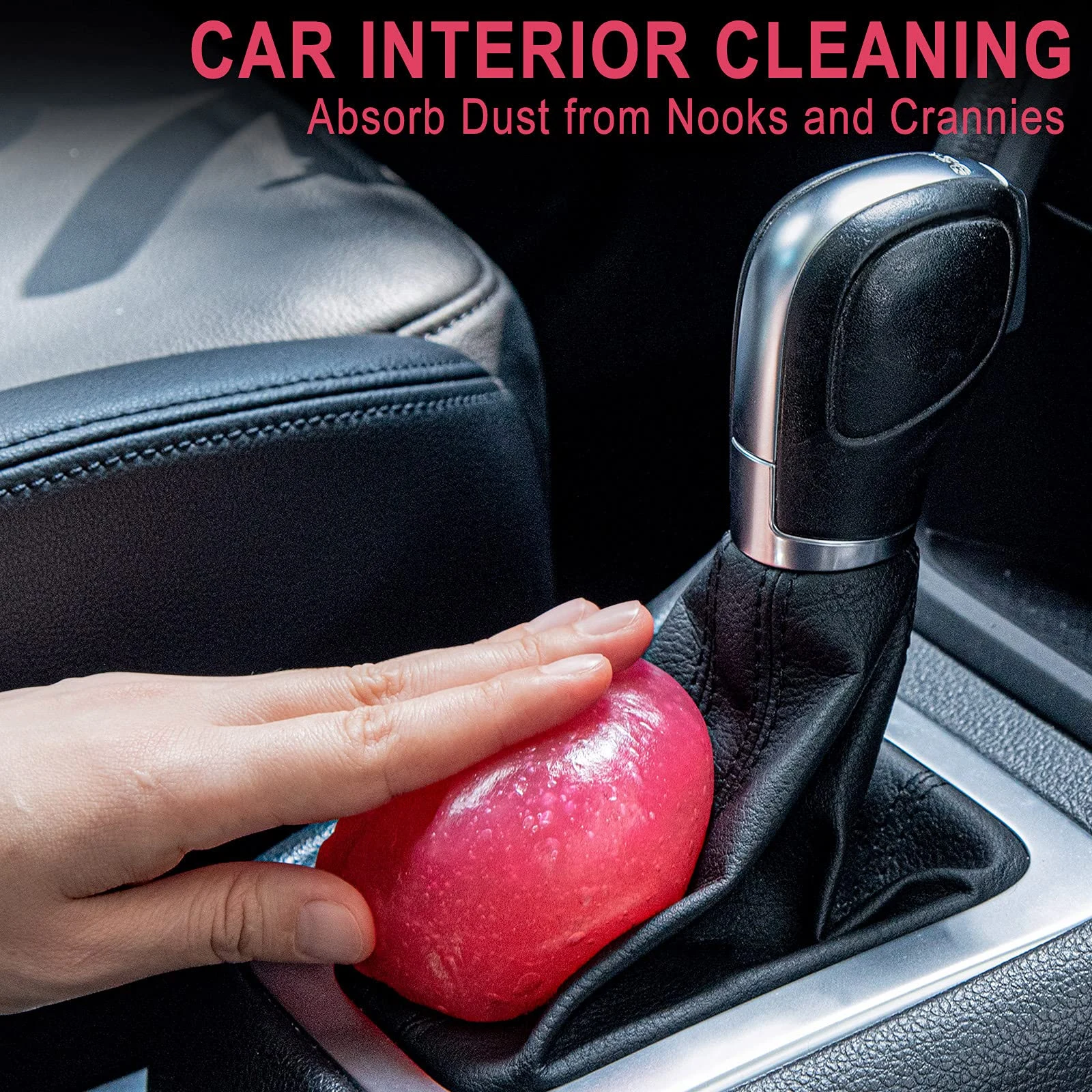 TICARVE 2Pack Cleaning Gel Car Putty Slime for Detailing Putty Detail Tools Car Interior Cleaner Automotive Cleaning Kits Key product photo, view 2 of 7