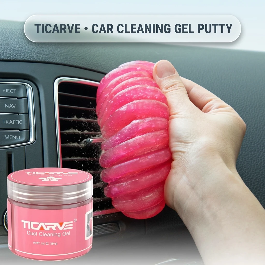 TICARVE Car Cleaning Gel Detailing Putty Car Putty Auto Detailing Tools Car Interior Cleaner Cleaning Slime Car Accessories K product photo, view 1 of 7