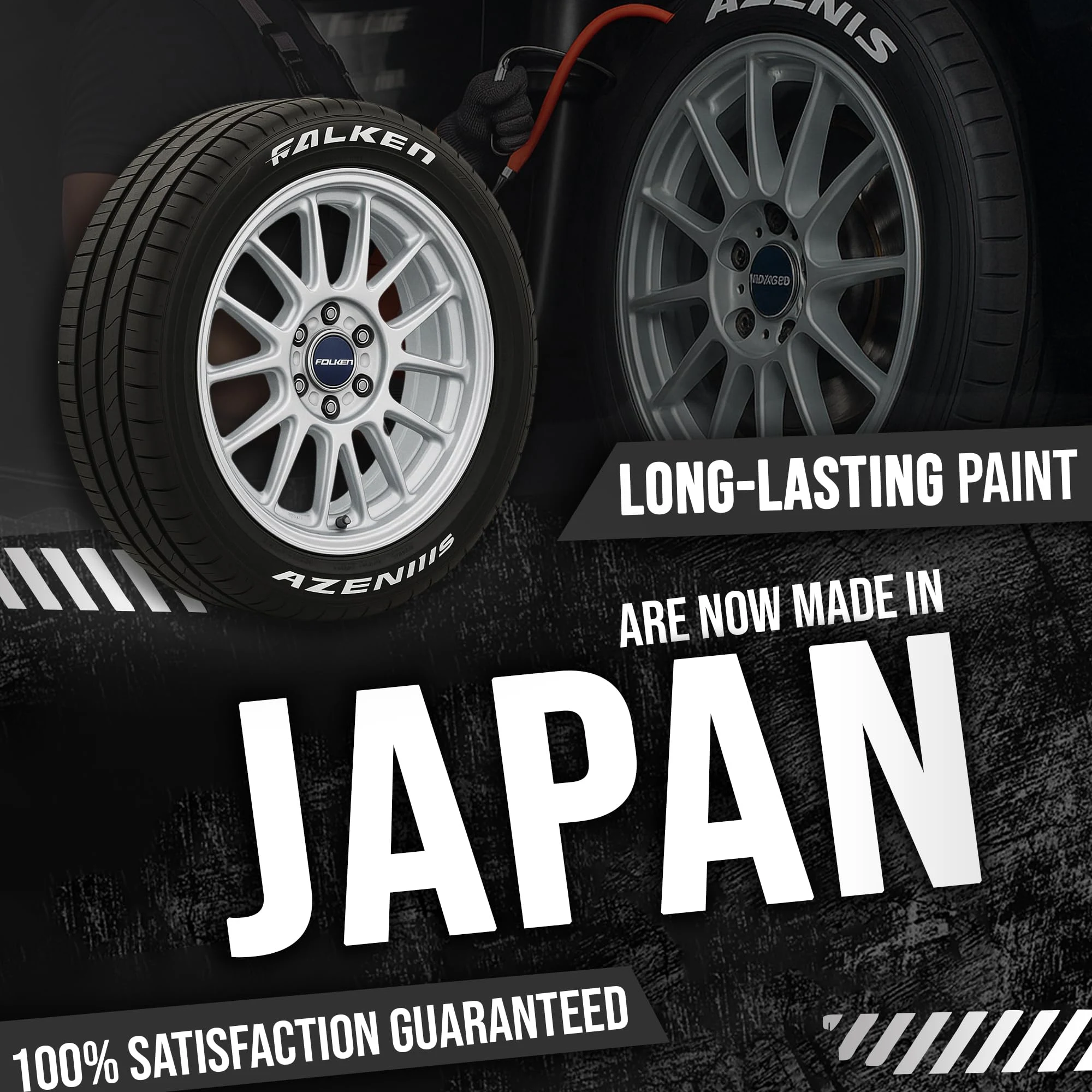 Tire Ink White Tire Paint Pen - Waterproof Permanent Paint pens for Car Wheels Lettering product photo, view 4 of 8