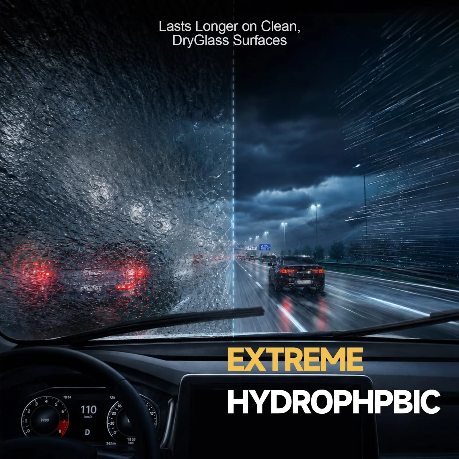 Toretark Car Ceramic Glass Coating Spray,Automotive Windshield Rain Repellent Glass Polish Protect, Long-Lasting Quick Dry Co product photo, view 3 of 7