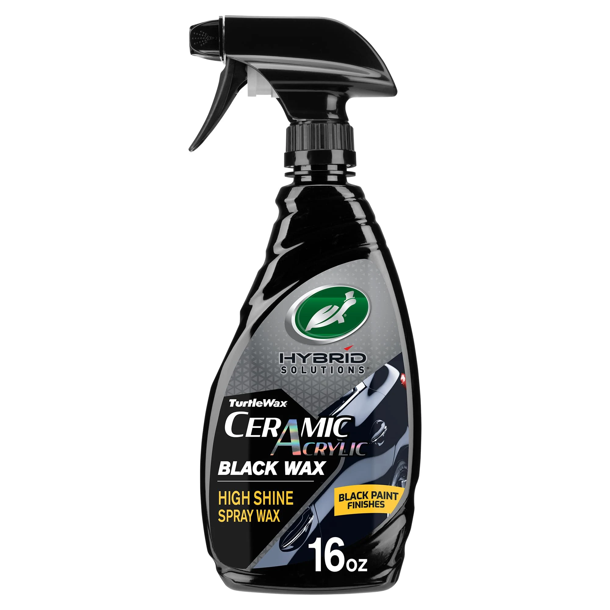 Turtle Wax Hybrid Solutions Ceramic Black Car Wax Spray, 16 oz. (Pack of 1) product photo, view 2 of 7