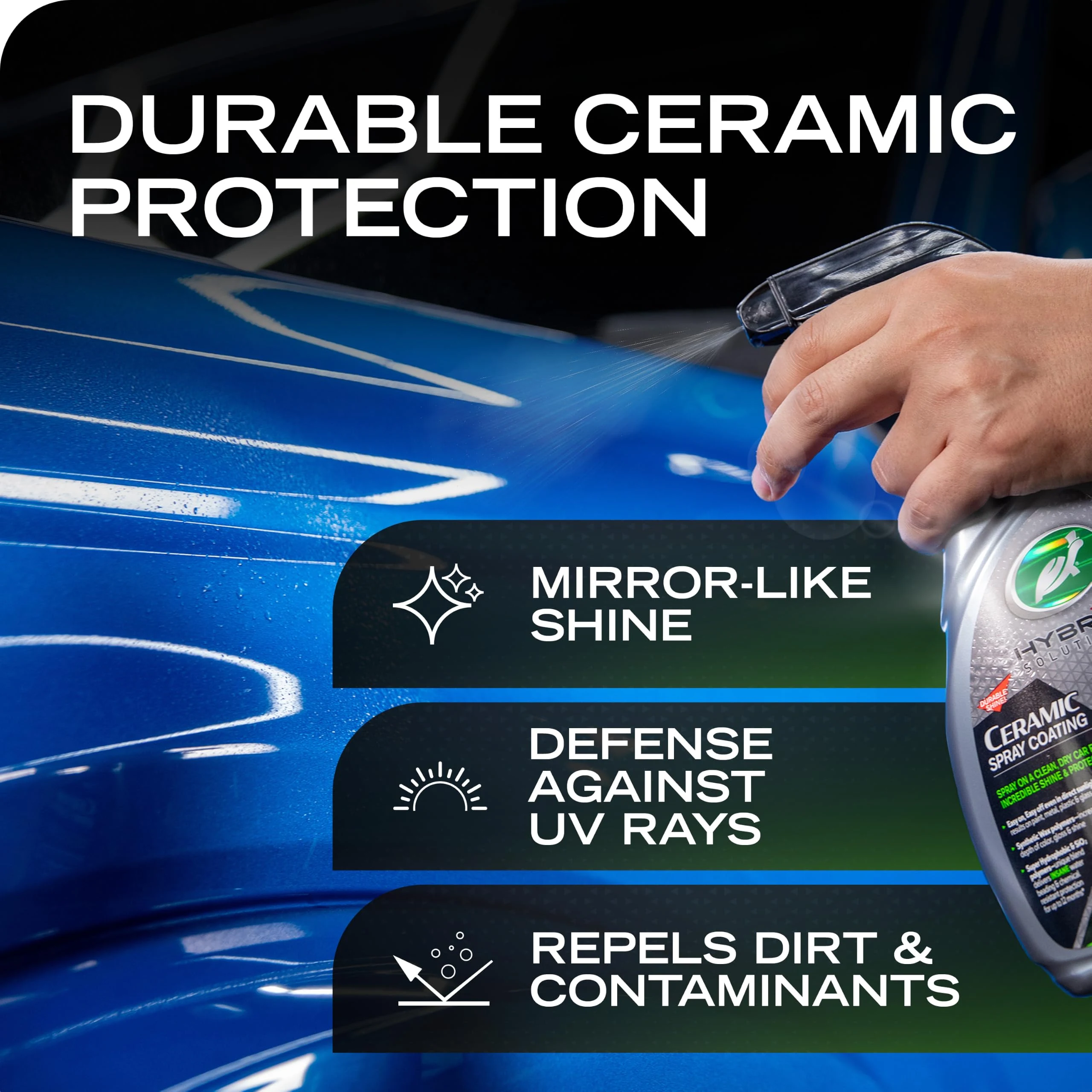 Turtle Wax Hybrid Solutions Ceramic Spray Wax Coating, 16 oz (Pack of 1) product photo, view 4 of 7